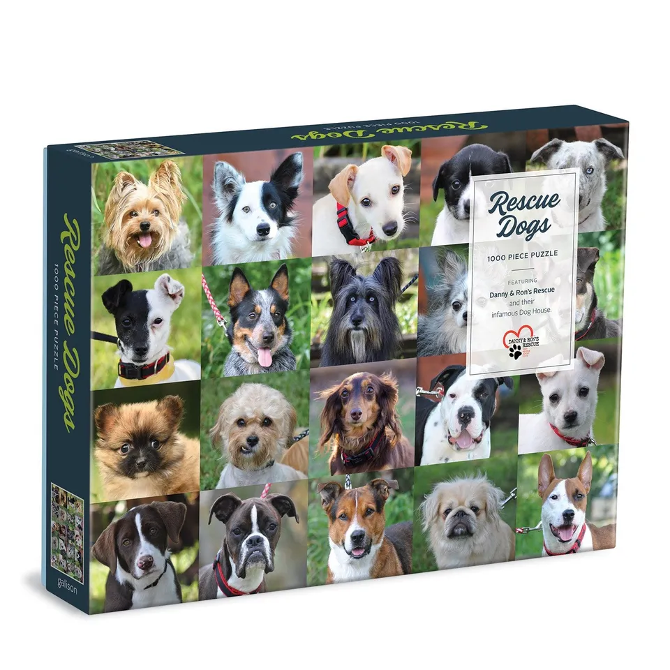 galison-rescue-dogs-puzzle-1000-teile-hunde image 1