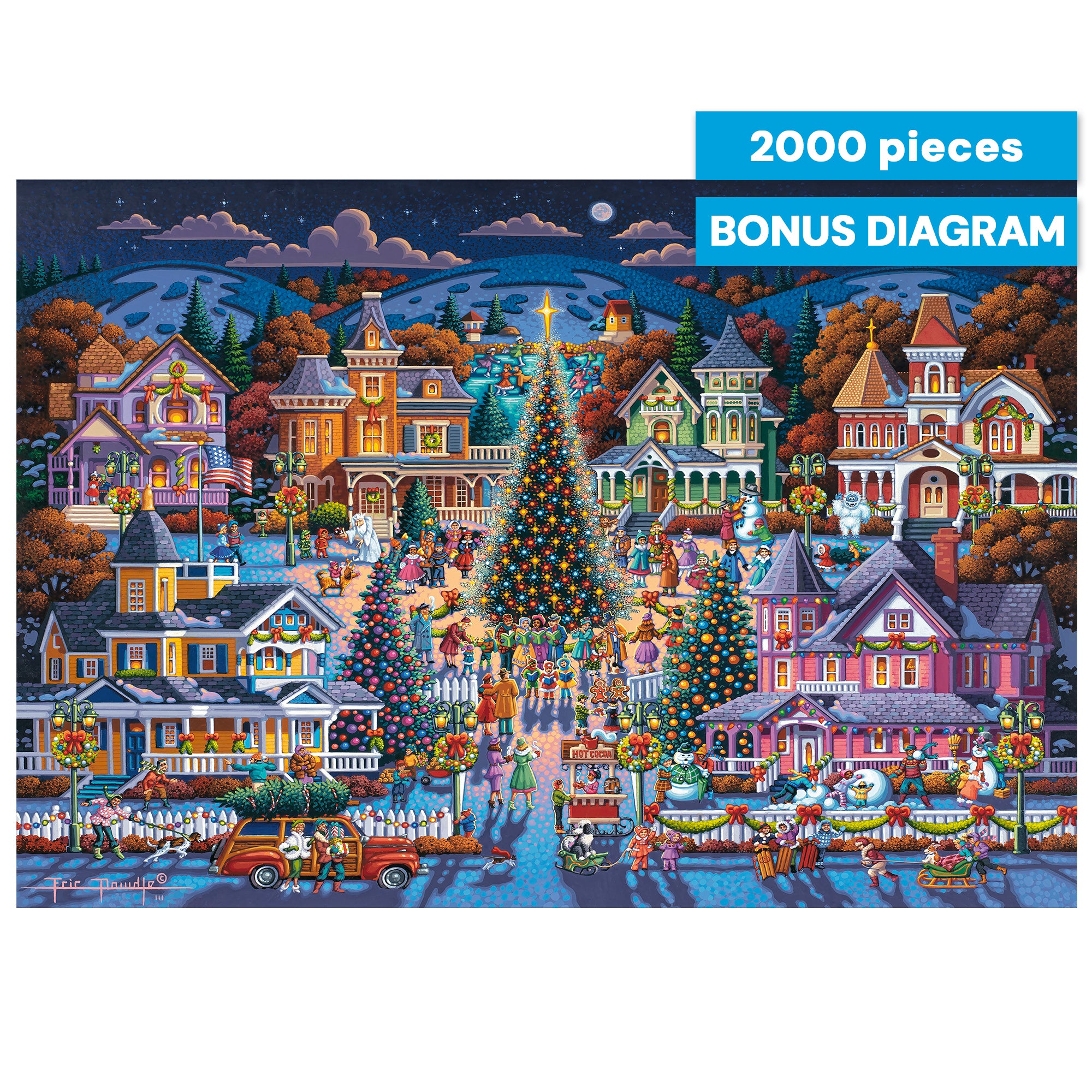 buffalo-games-dowdle-victorian-christmas-puzzle-2000-teile image 7