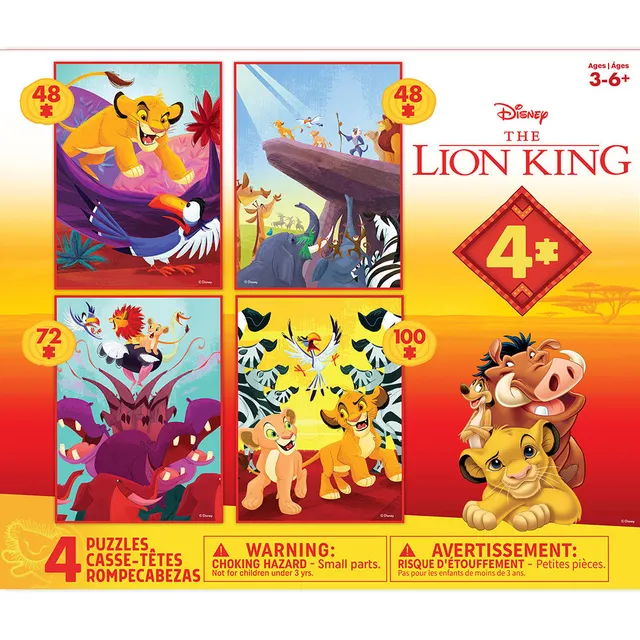 buffalo-games-disney-lion-king-kinderpuzzle-4in1-48-100-teile image 1