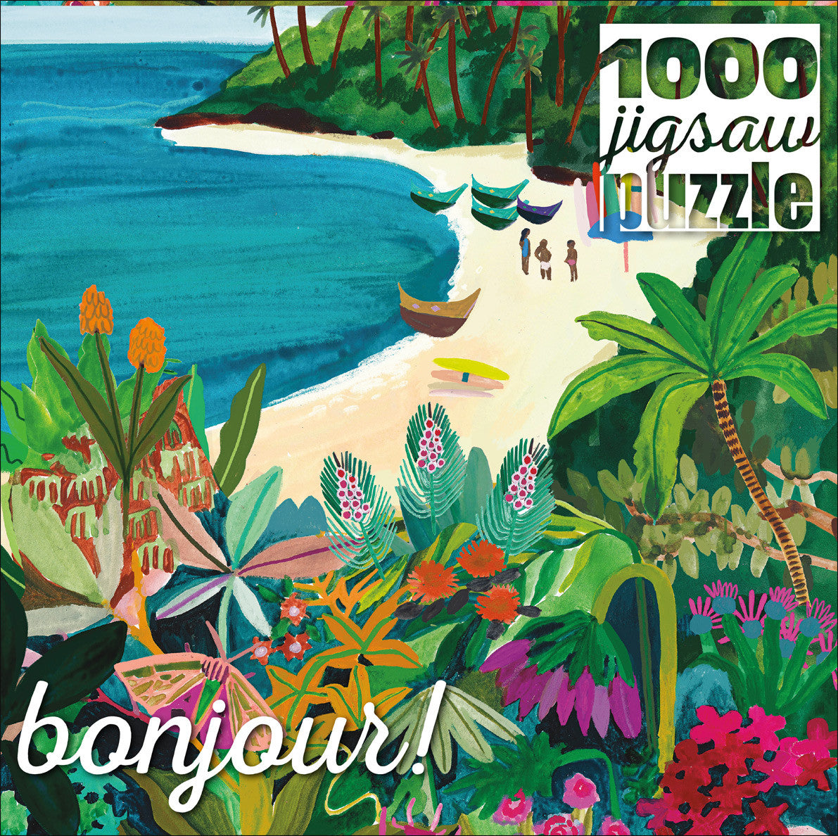 buffalo-games-bonjour-beach-butterfly-1000-teile-puzzle-strand image 1