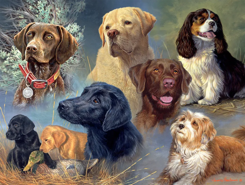 buffalo-games-hautman-treasured-friends-puzzle-750-teile image 1