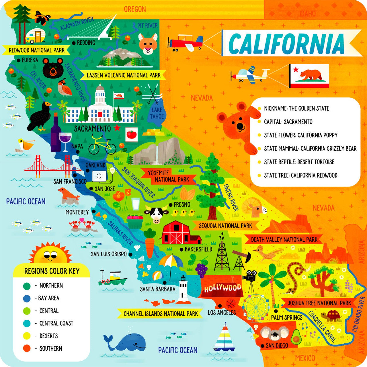 buffalo-games-little-buffalo-california-bodenpuzzle-49-teile image 1