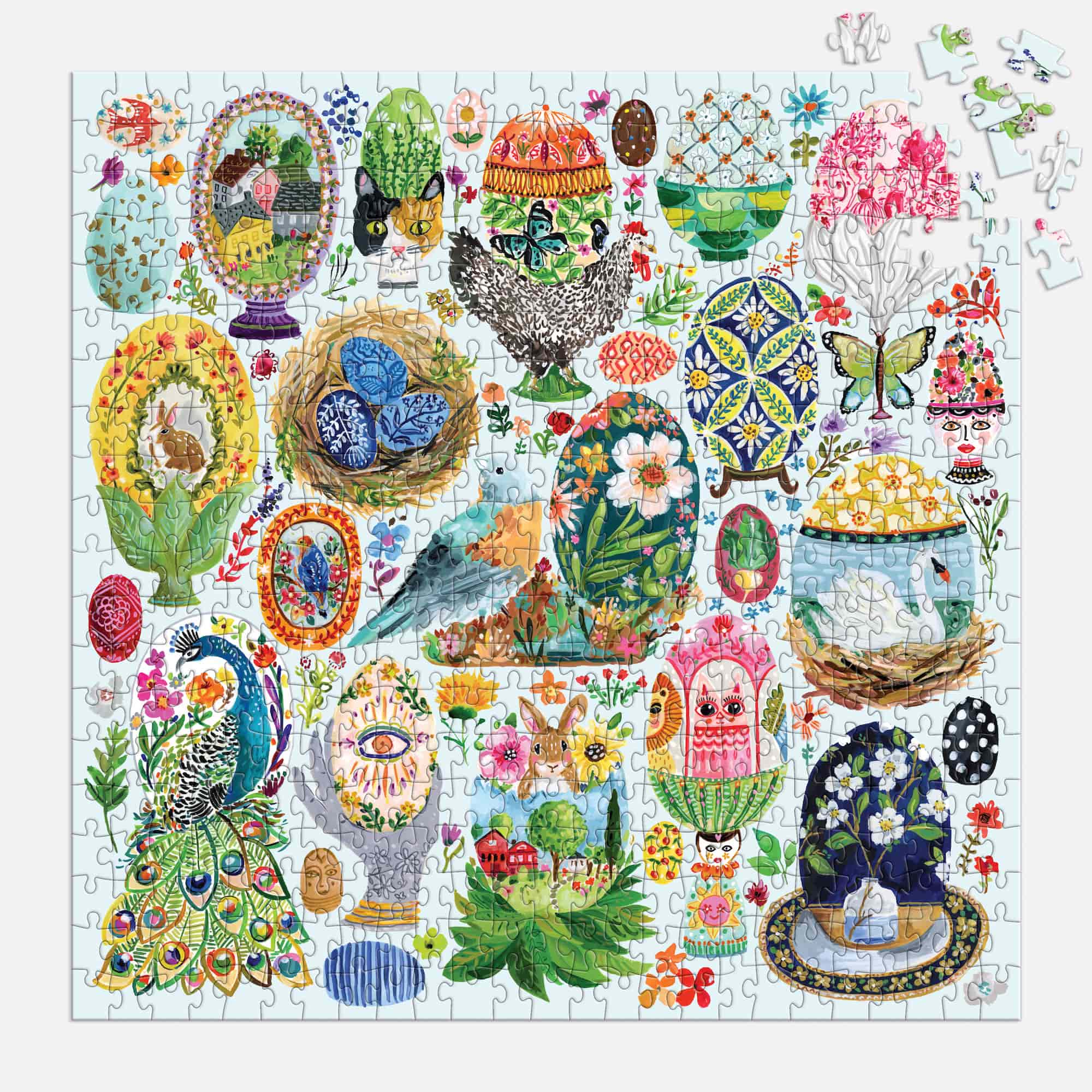 galison-artisanal-eggs-500-teile-puzzle-ostereier image 4