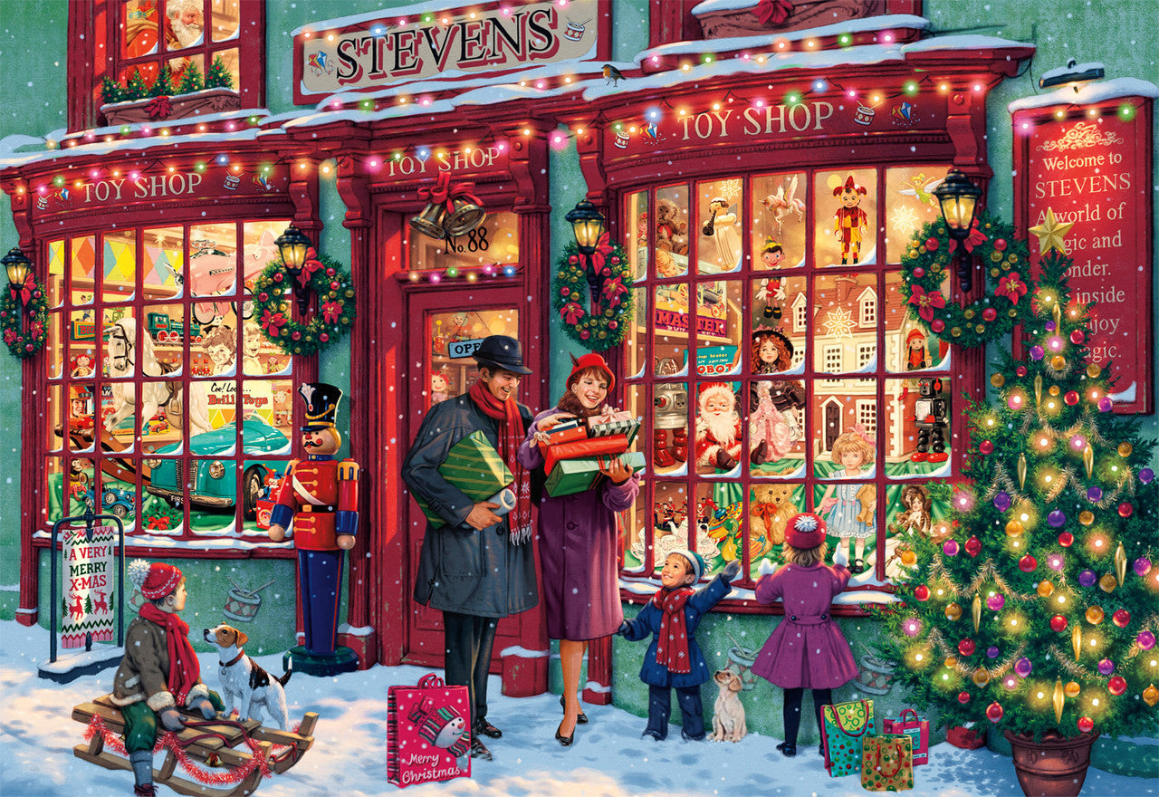 buffalo-games-christmas-toyshop-puzzle-2000-teile-weihnachten image 1