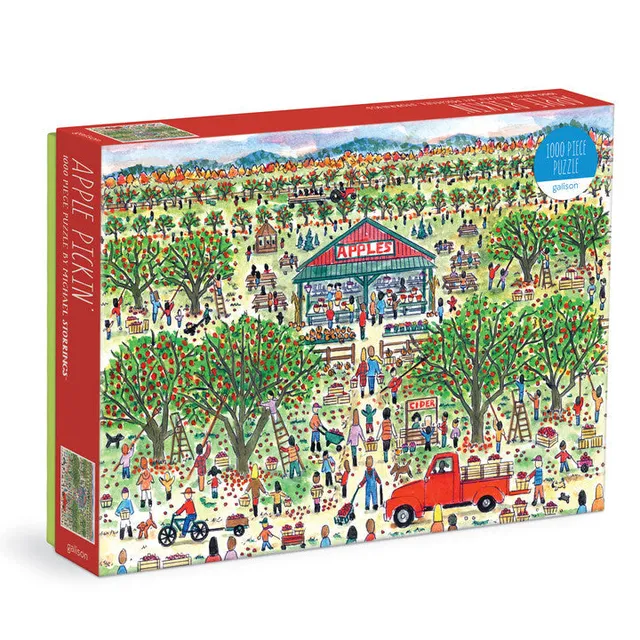galison-michael-storrings-apple-pickin-1000-teile-herbstpuzzle image 1
