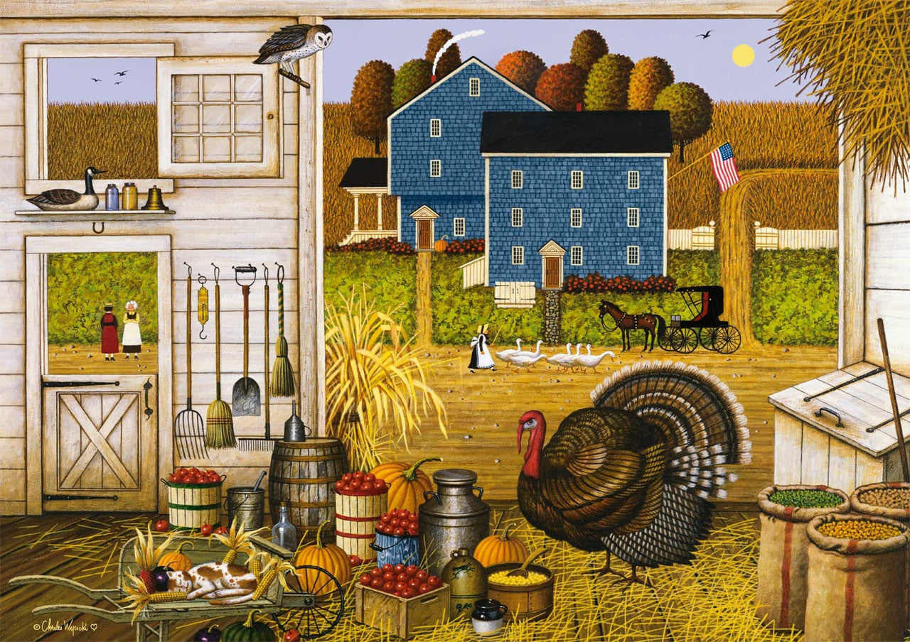 buffalo-games-turkey-in-the-straw-puzzle-500-teile-americana image 2