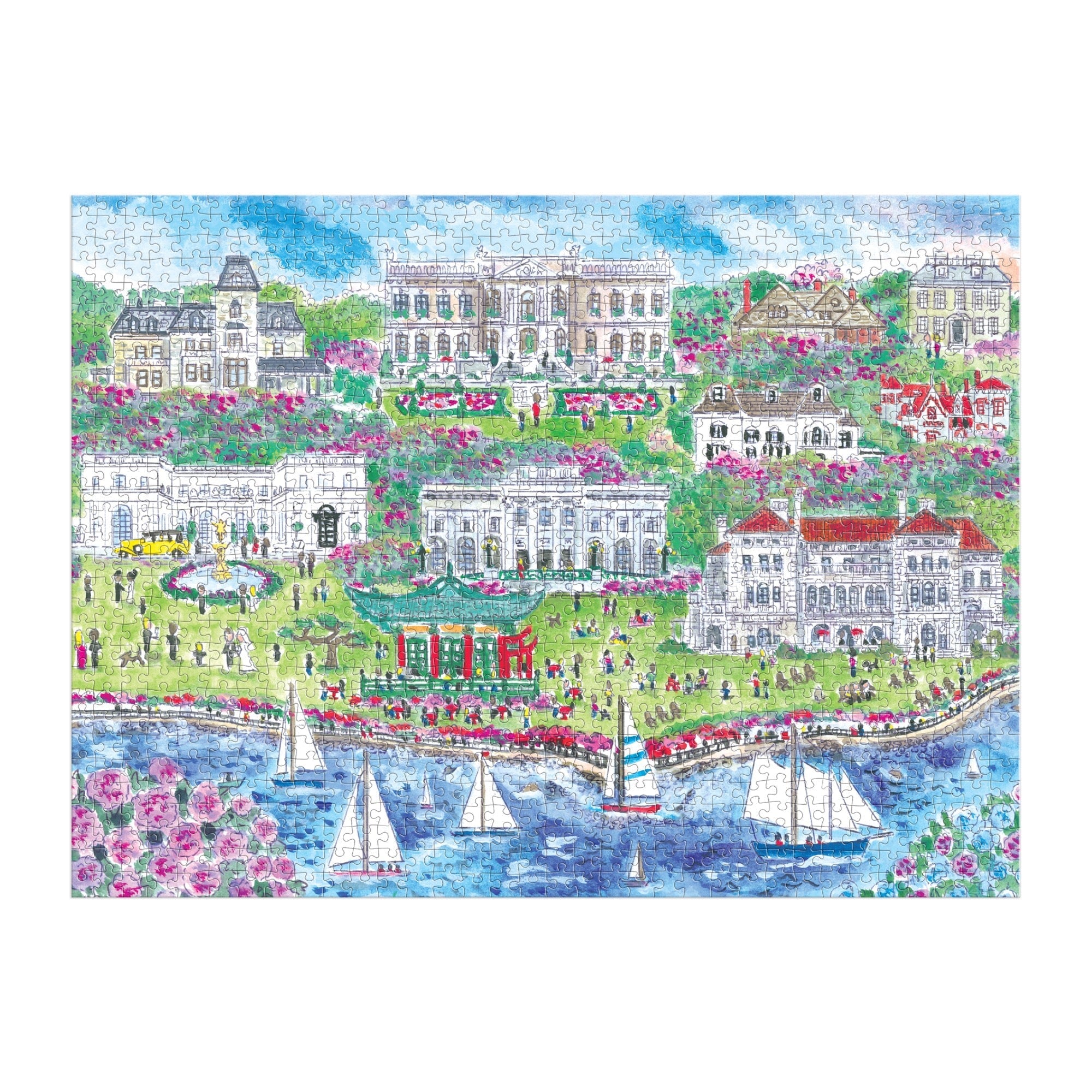 galison-newport-mansions-1000-teile-puzzle-sommer image 3