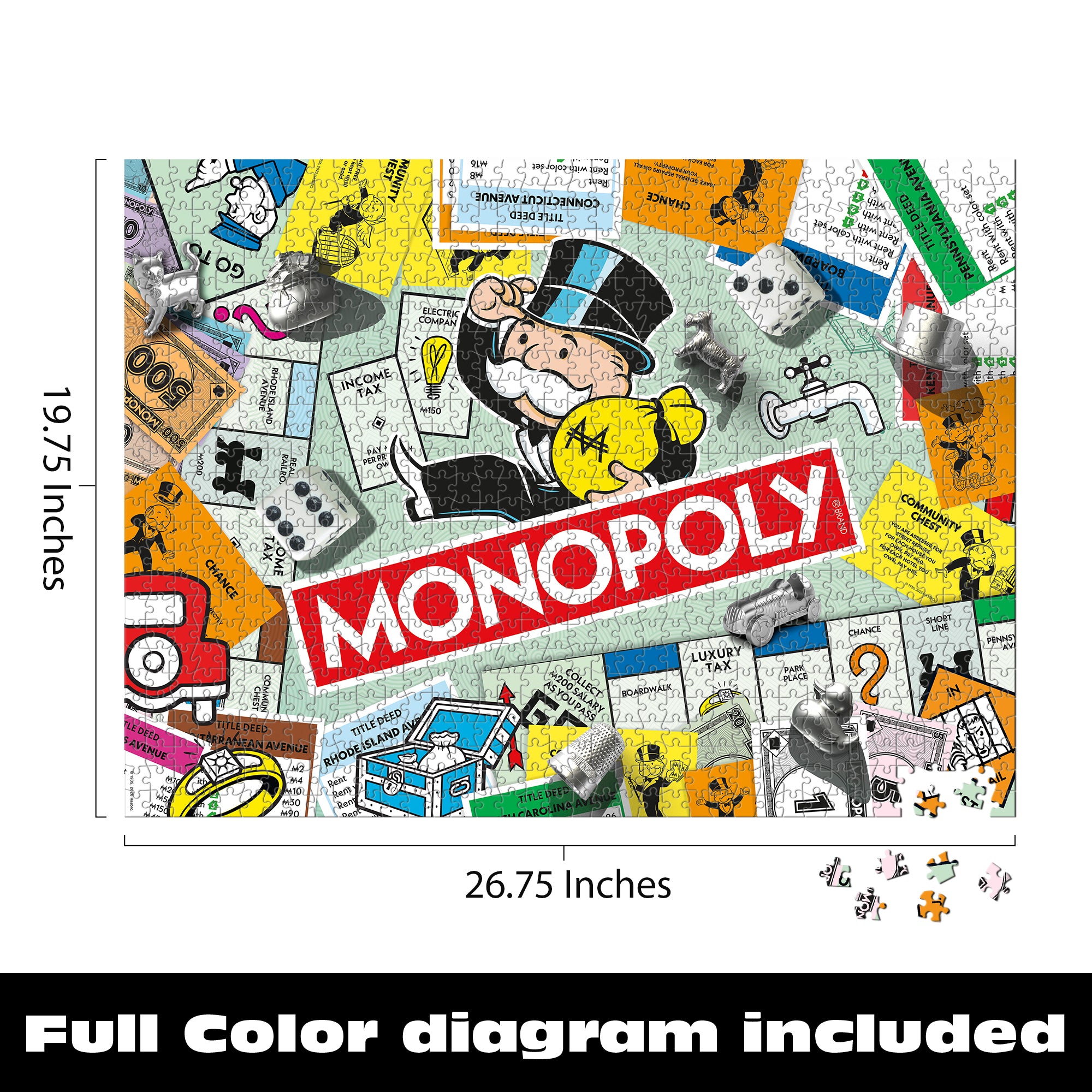 buffalo-games-monopoly-collage-1000-teile-puzzle-brettspiel image 6