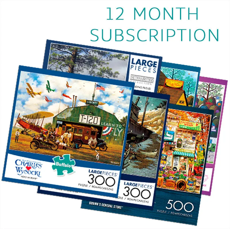 buffalo-games-puzzle-express-puzzle-abo-12-monate-300-500-teile image 1