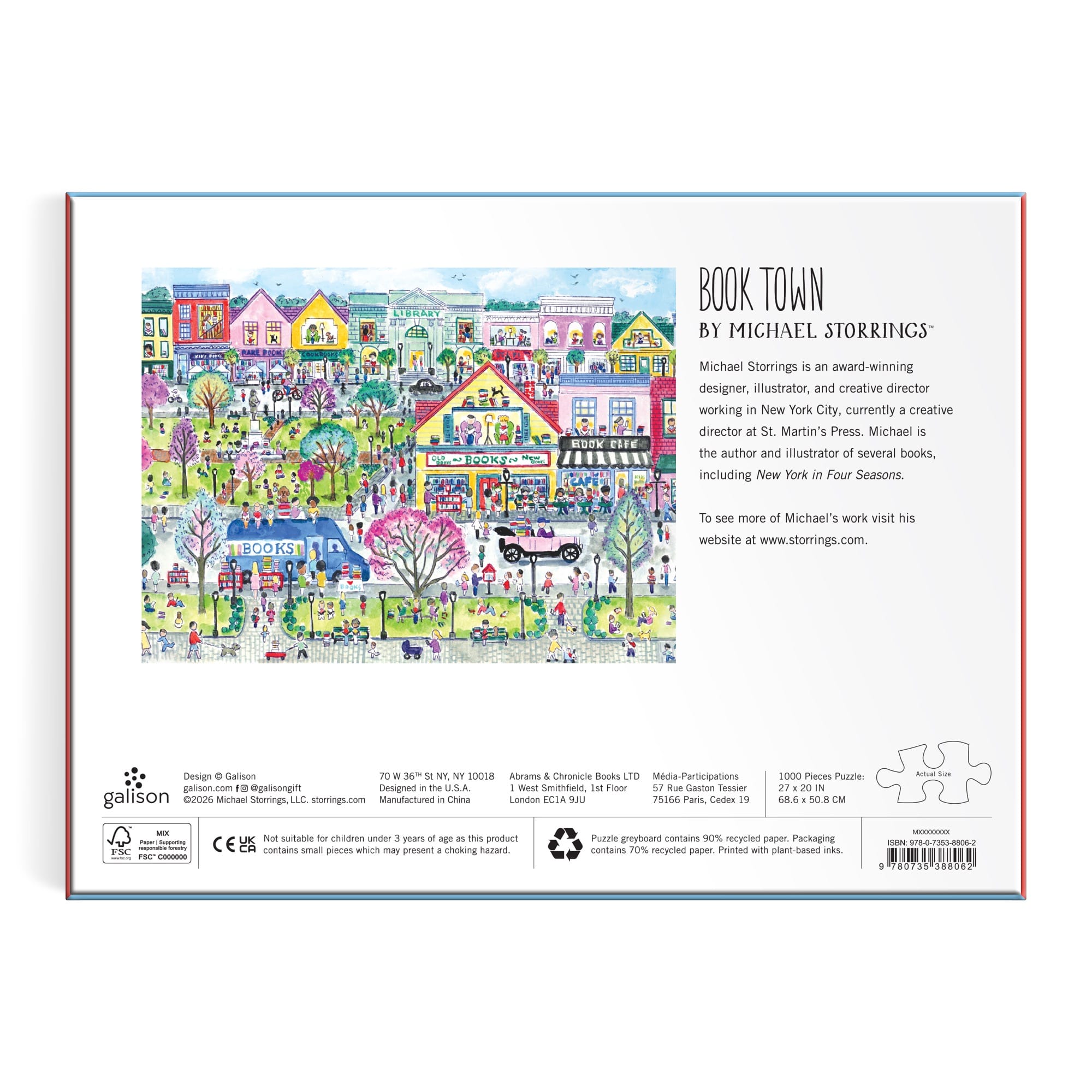 galison-book-town-storrings-puzzle-1000-teile image 6