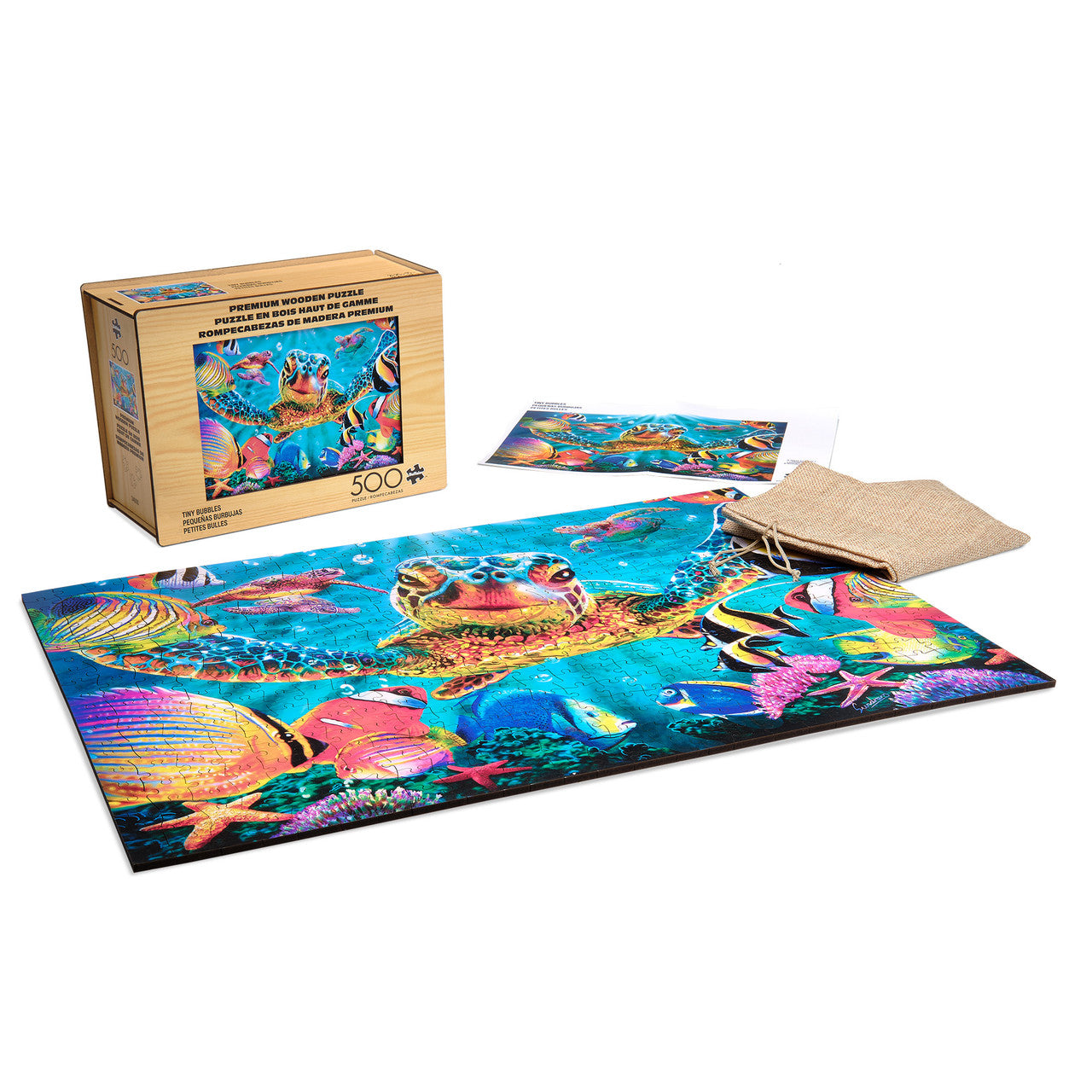 buffalo-games-tiny-bubbles-500-teile-holzpuzzle-meer image 3