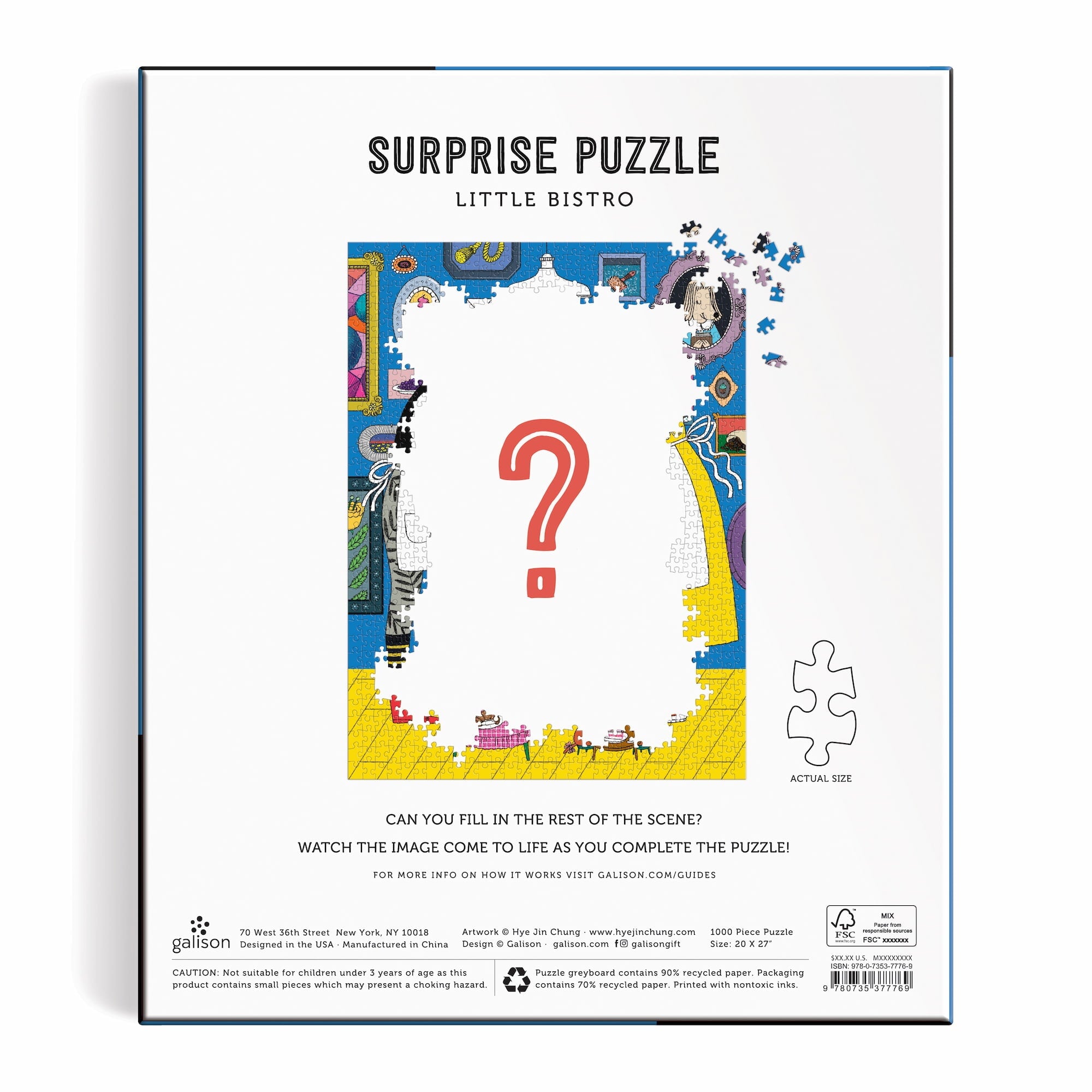 galison-jigsaw-little-bistro-surprise-puzzle-1000-teile image 5