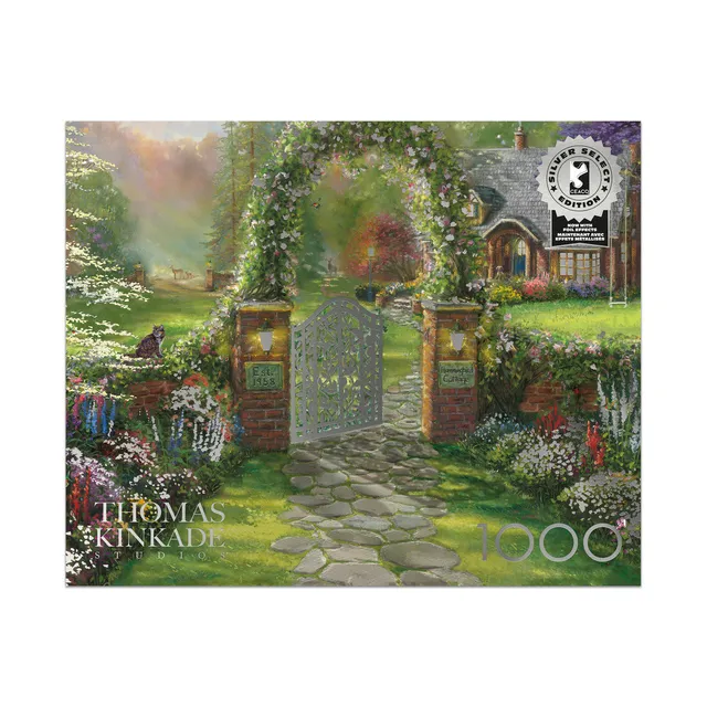 ceaco-hummingbird-cottage-puzzle-1000-teile-kinkade image 1
