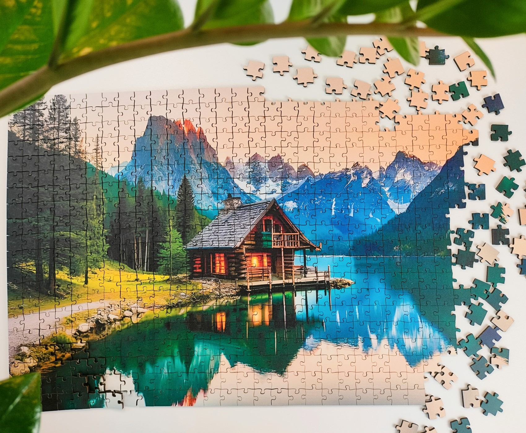 milliwood-landscapes-mountain-cottage-holzpuzzle-580-teile image 5