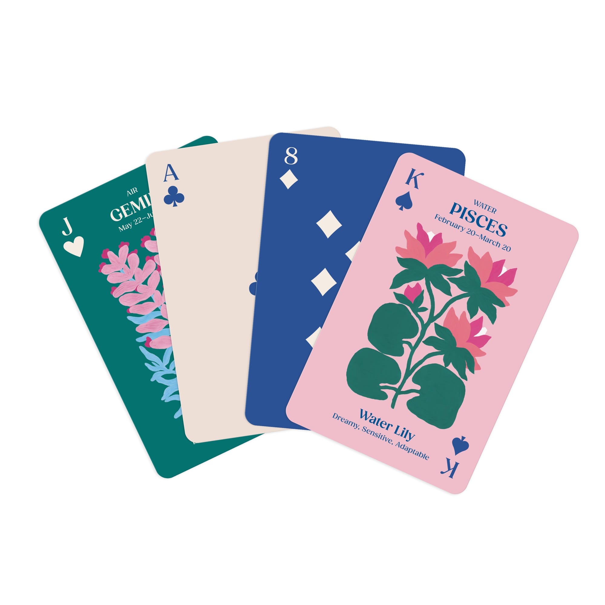 galison-zodiac-flowers-spielkarten-2-decks-sternzeichen image 7