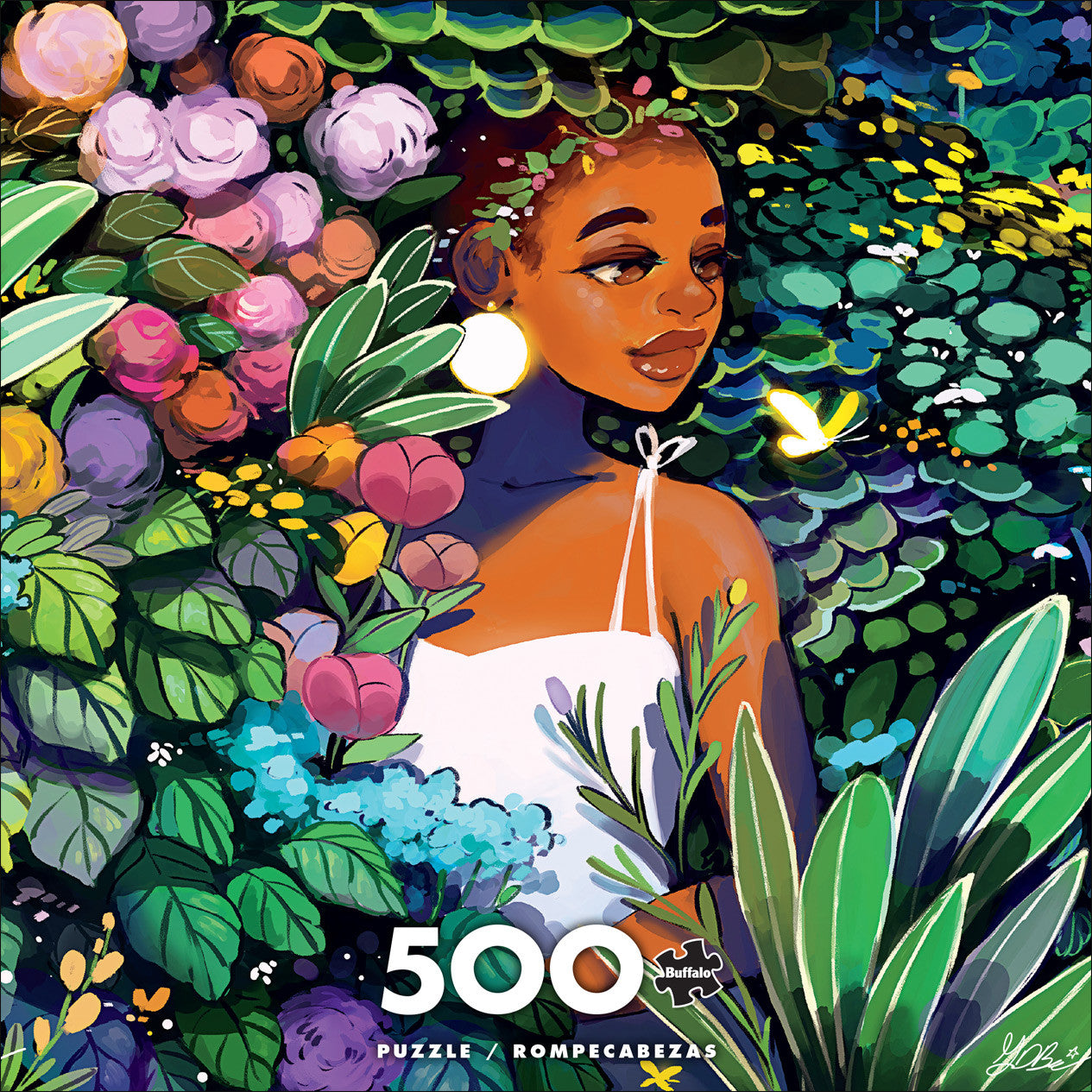 buffalo-games-geneva-bowers-hideaway-puzzle-500-teile-blumen image 2