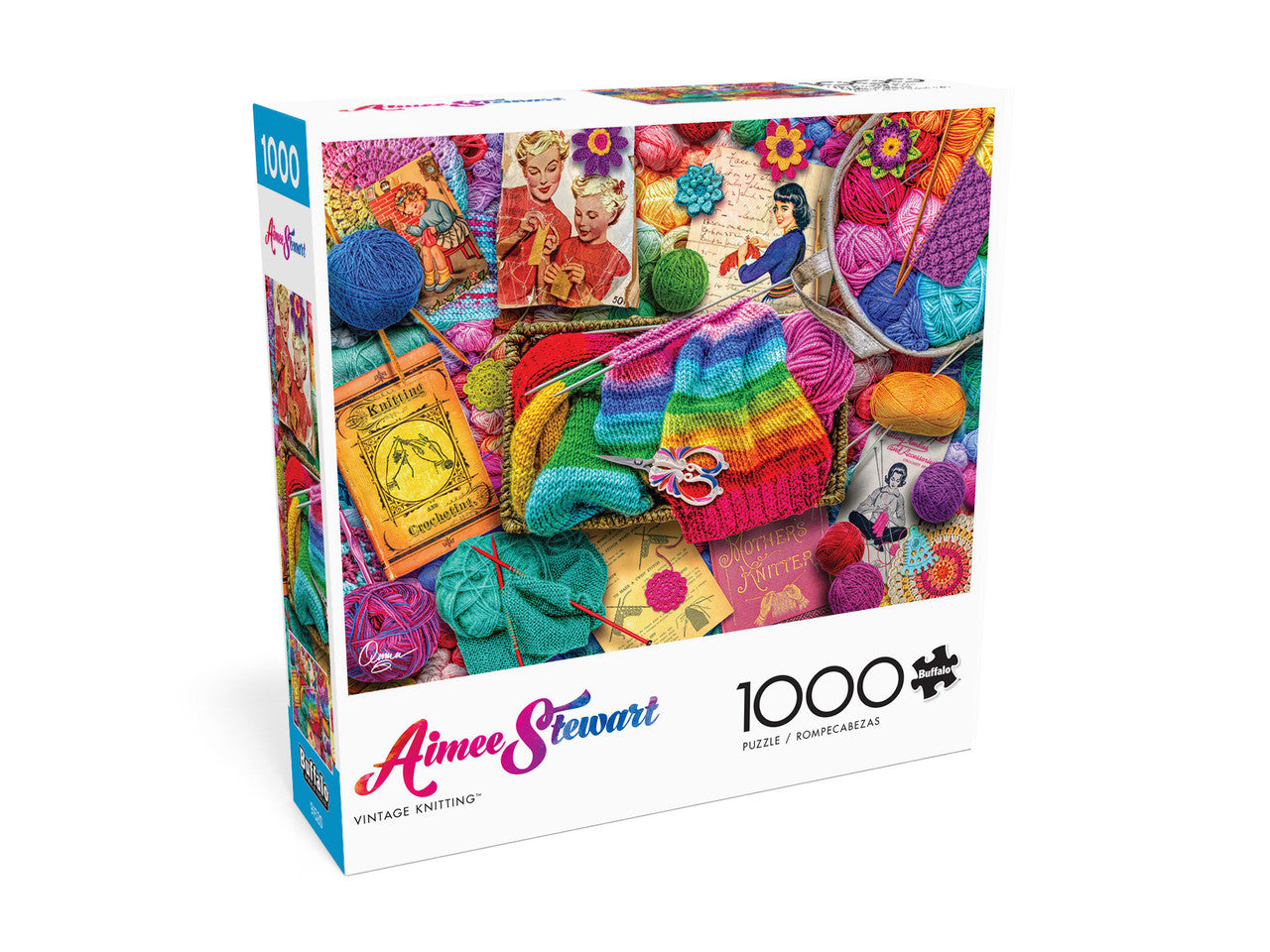 buffalo-games-aimee-stewart-vintage-knitting-puzzle-1000-teile image 2