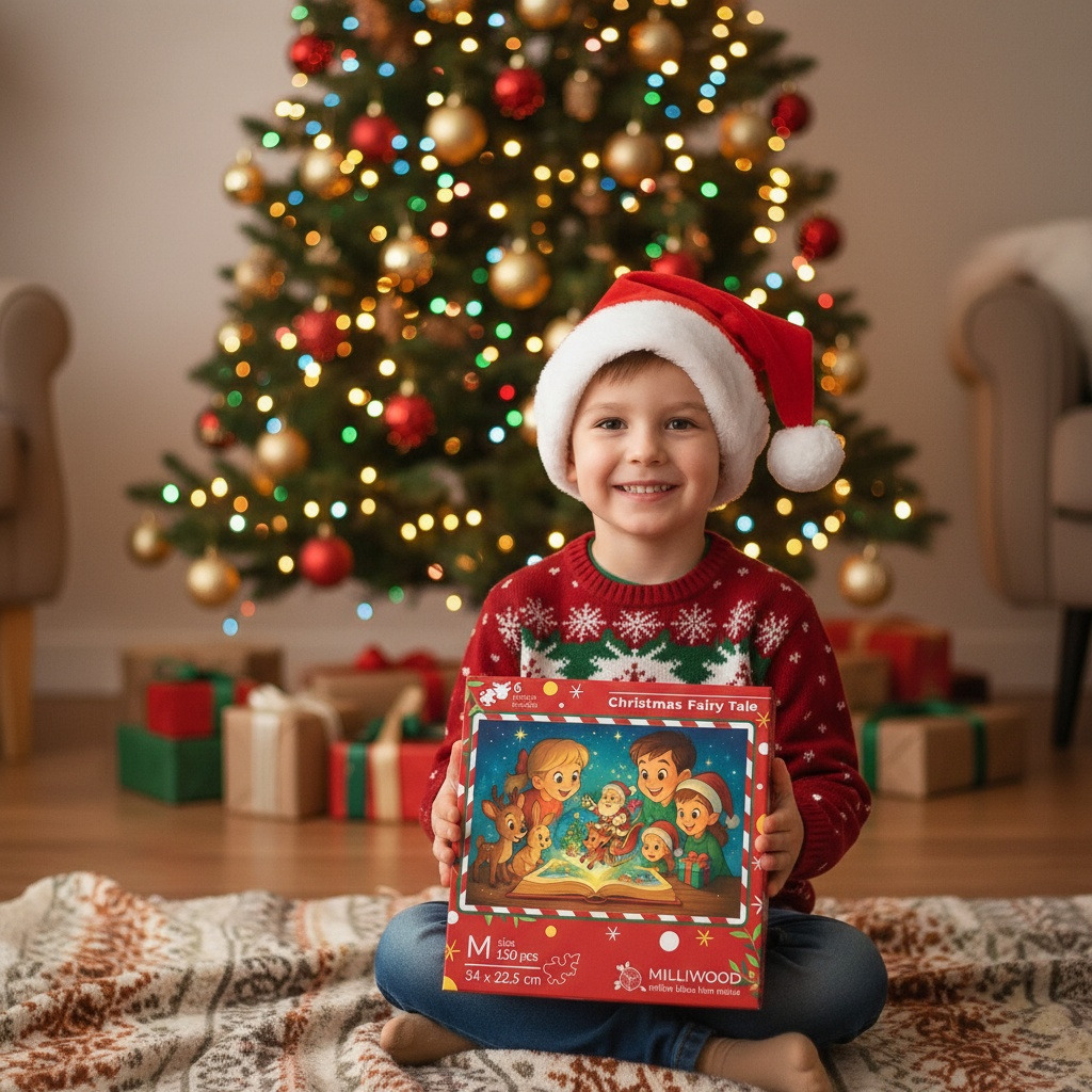milliwood-christmas-weihnachtsm-rchen-holzpuzzle-150-teile-kinder image 2