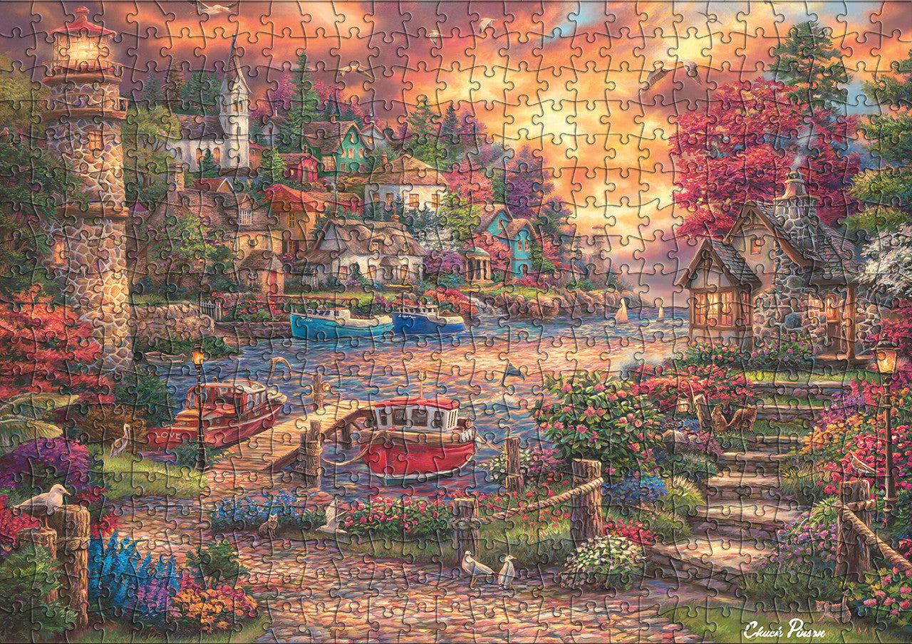buffalo-games-gold-this-side-of-the-sea-500-teile-puzzle-leuchtturm image 2