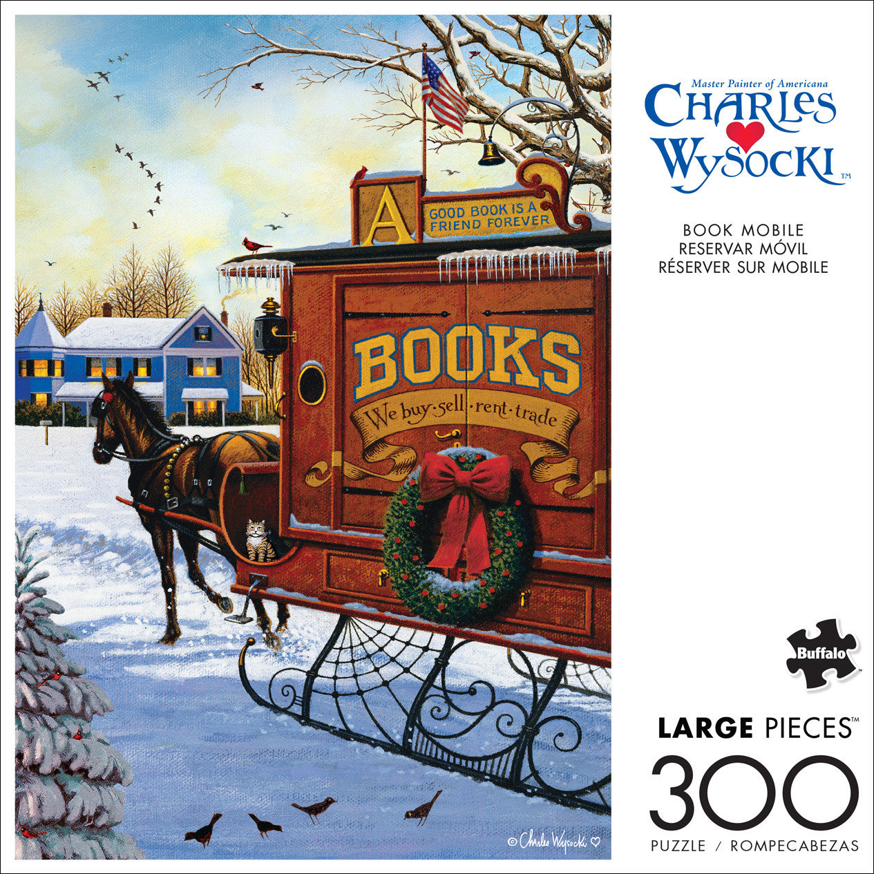 buffalo-games-book-mobile-puzzle-300-teile-gro-e-teile-winter image 4