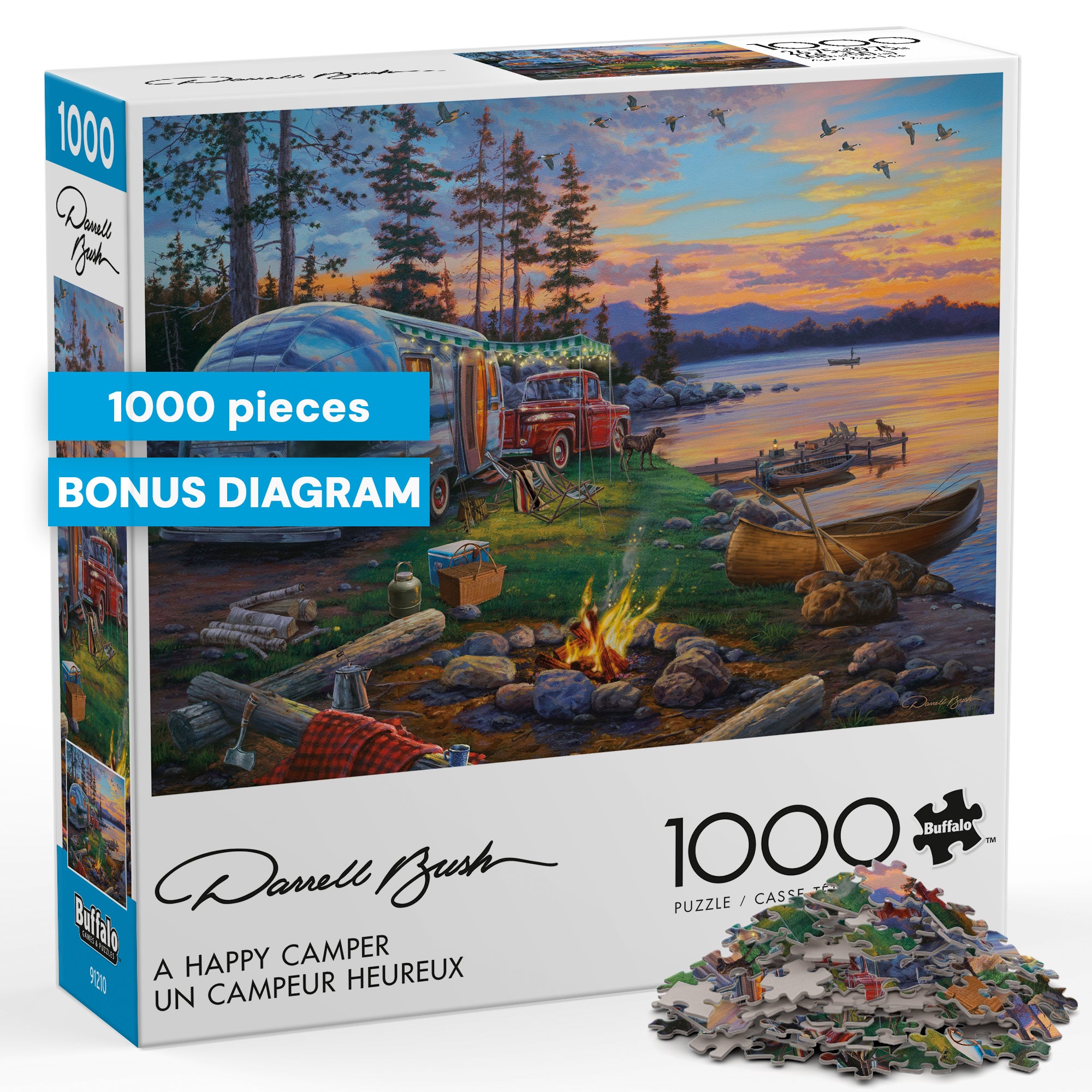 buffalo-games-happy-camper-puzzle-1000-teile-camping image 1