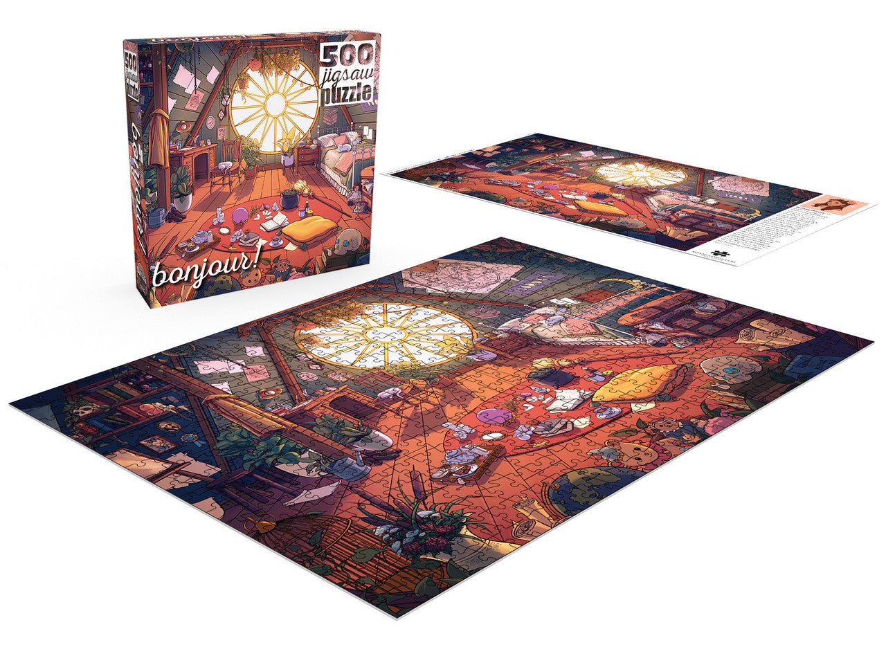 buffalo-games-bonjour-messy-room-puzzle-500-teile-hexe image 3