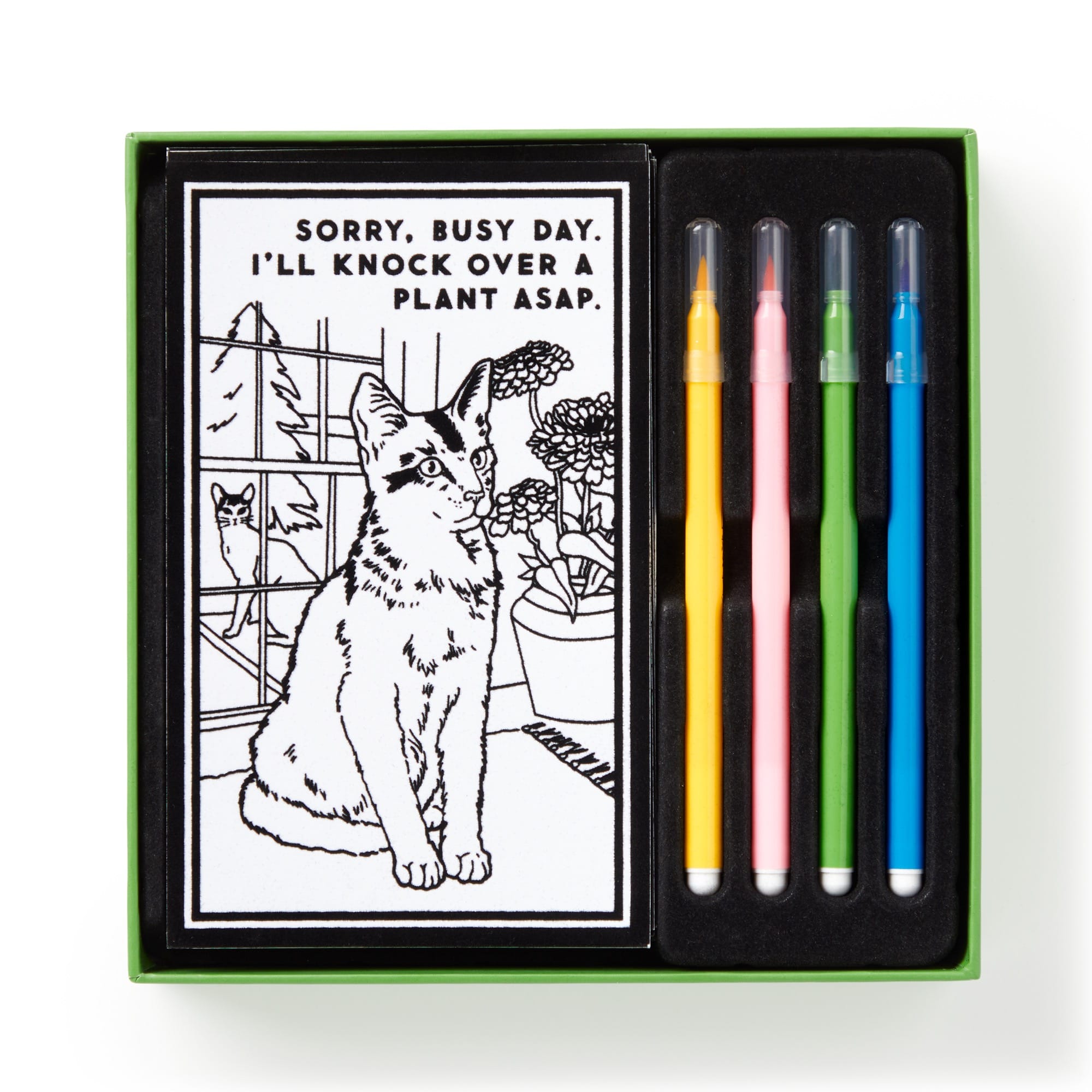 galison-moody-cats-samt-malset-12-bilder-8-marker image 6