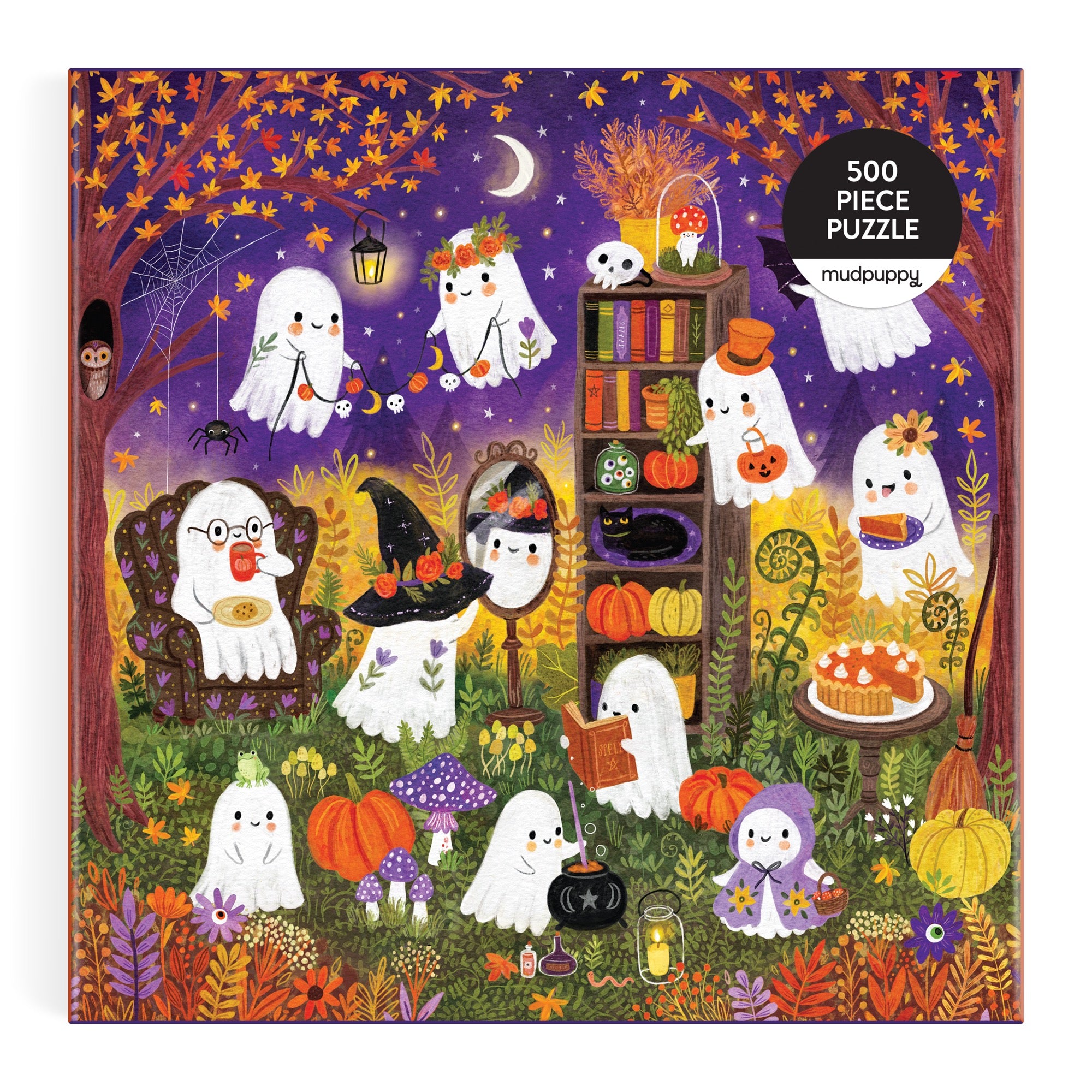 galison-ghostly-gathering-500-teile-puzzle-halloween-geister image 2