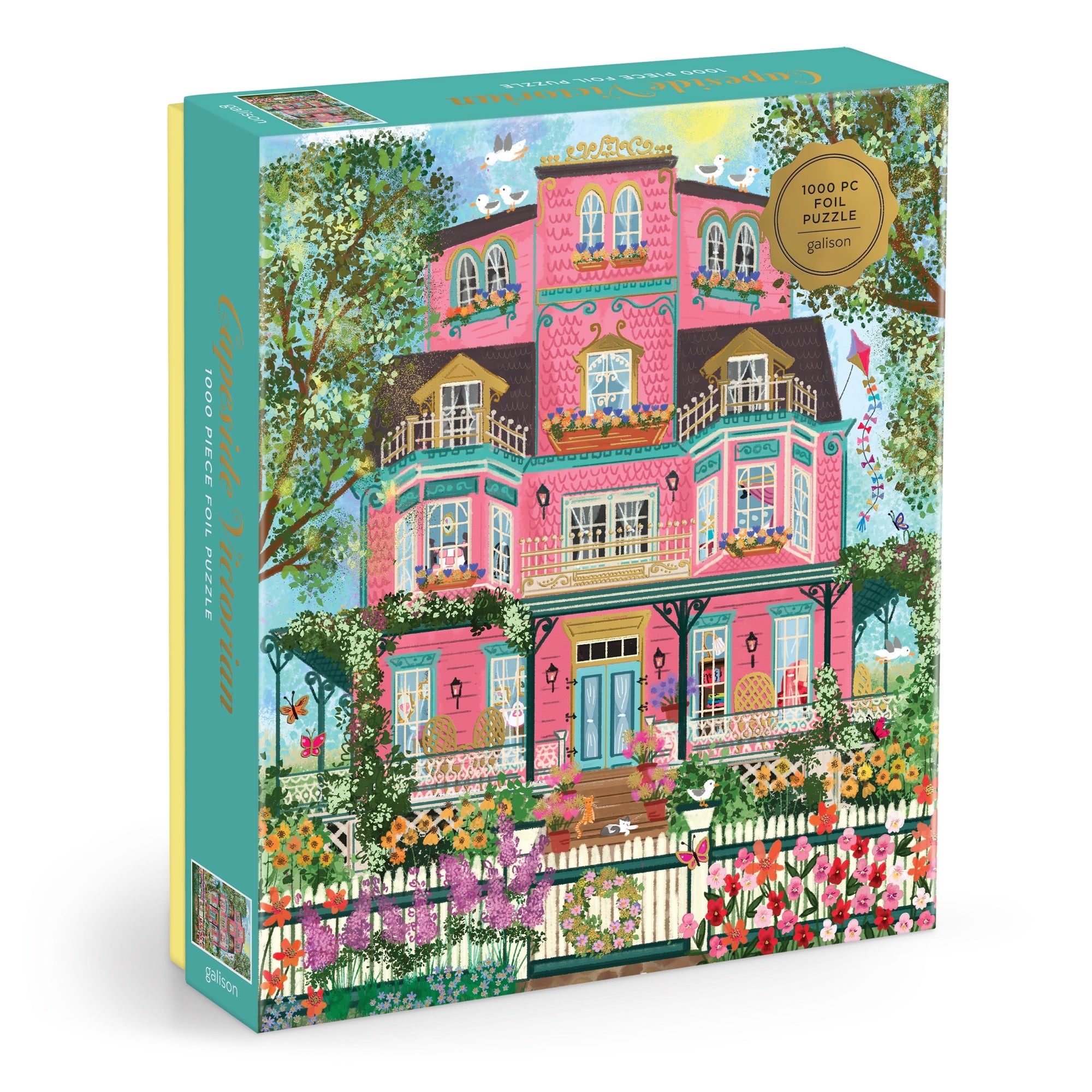 galison-joy-laforme-capeside-victorian-1000-teile-folienpuzzle image 1
