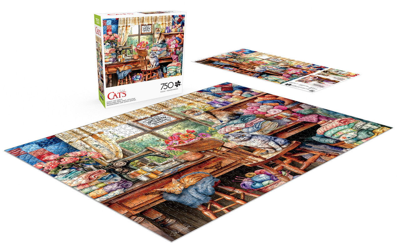 buffalo-games-cats-crafty-cat-crafts-puzzle-750-teile image 4