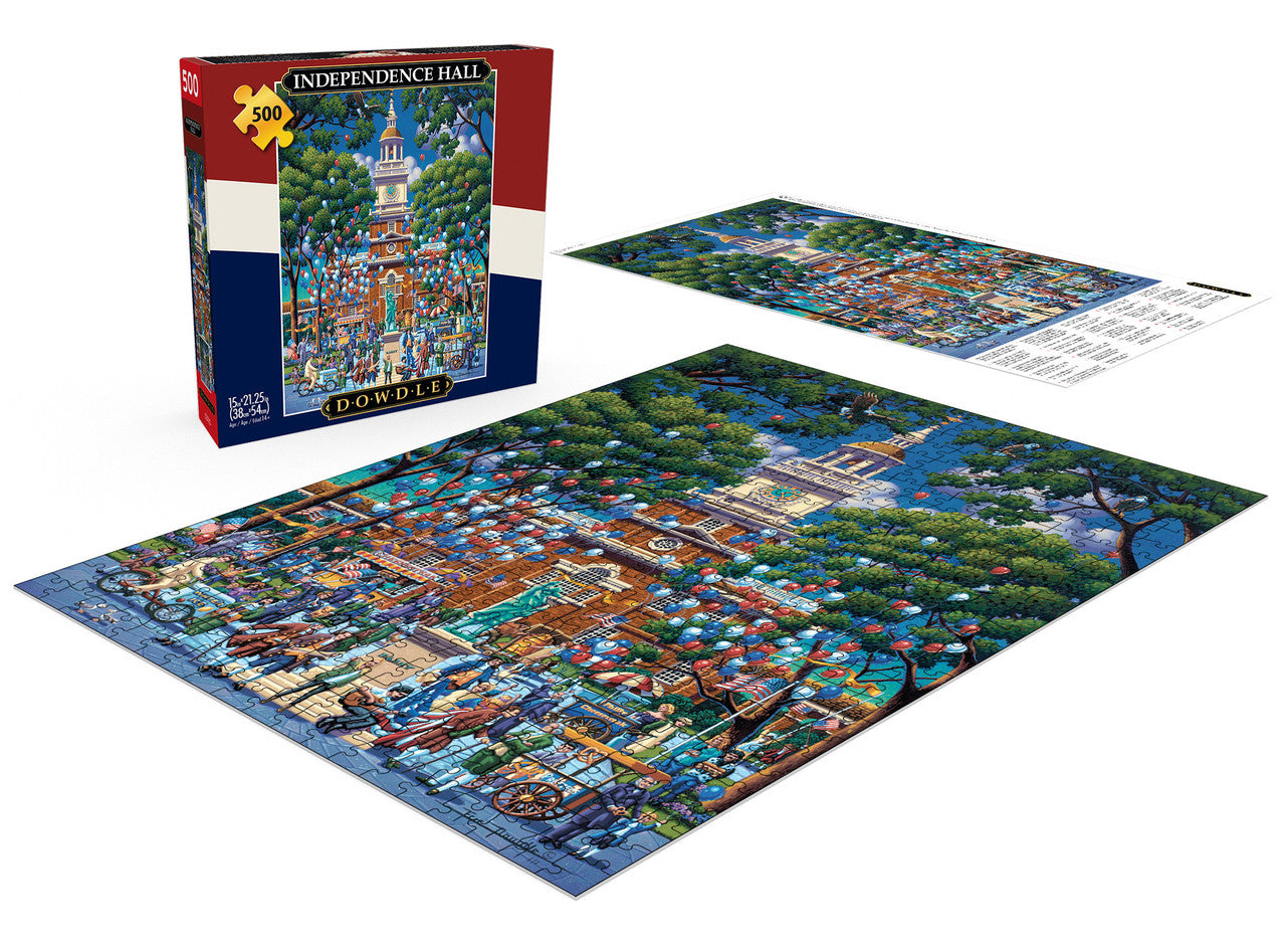 buffalo-games-eric-dowdle-independence-hall-puzzle-500-teile-americana image 3