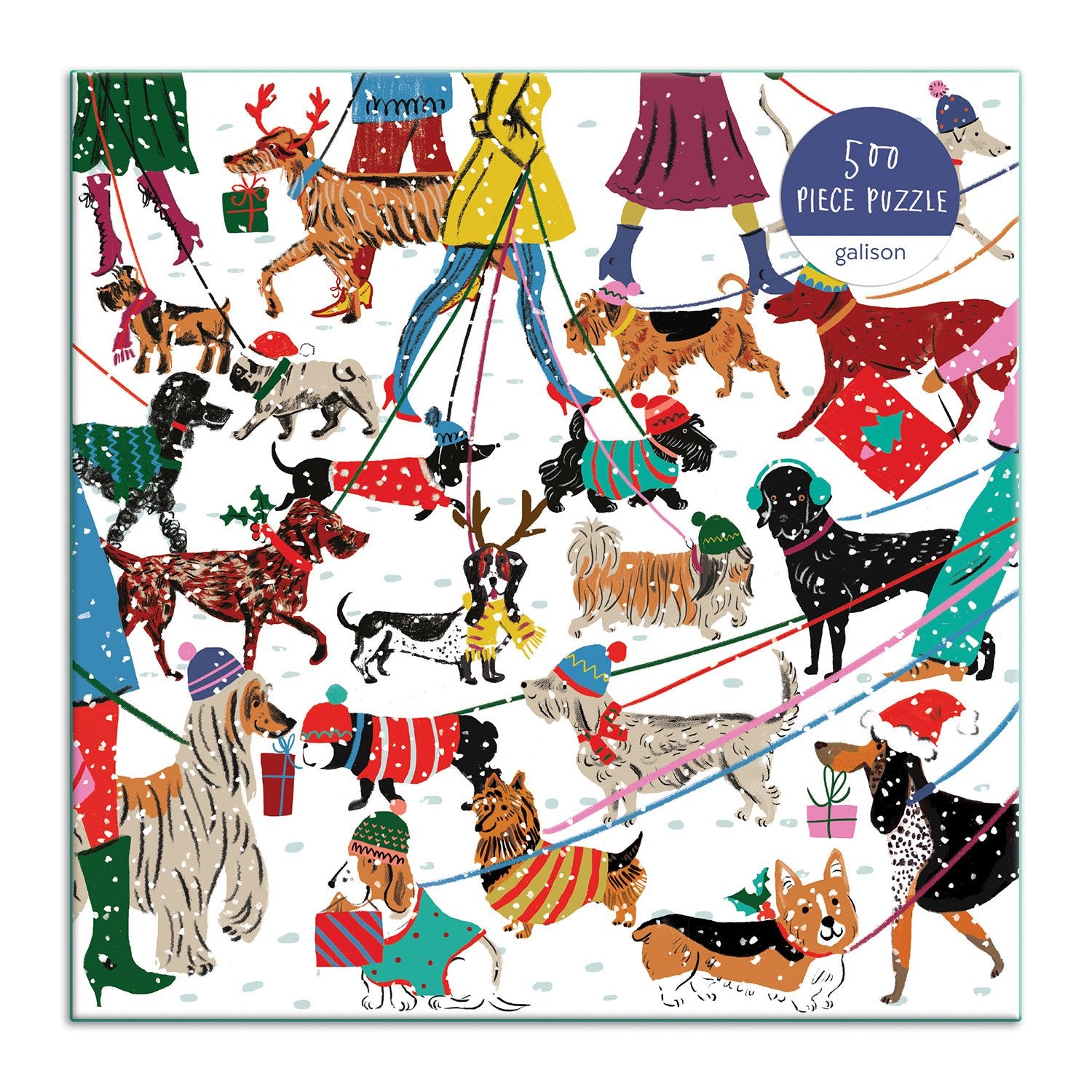 galison-winter-dogs-500-teile-puzzle-weihnachten-hunde image 2