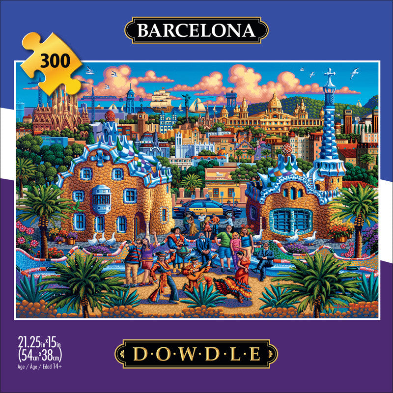 buffalo-games-eric-dowdle-barcelona-300-teile-puzzle image 4
