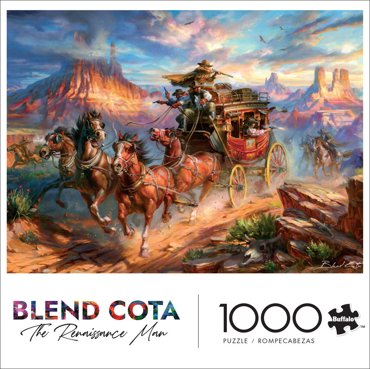 buffalo-games-wild-wild-west-1000-teile-puzzle-western image 2