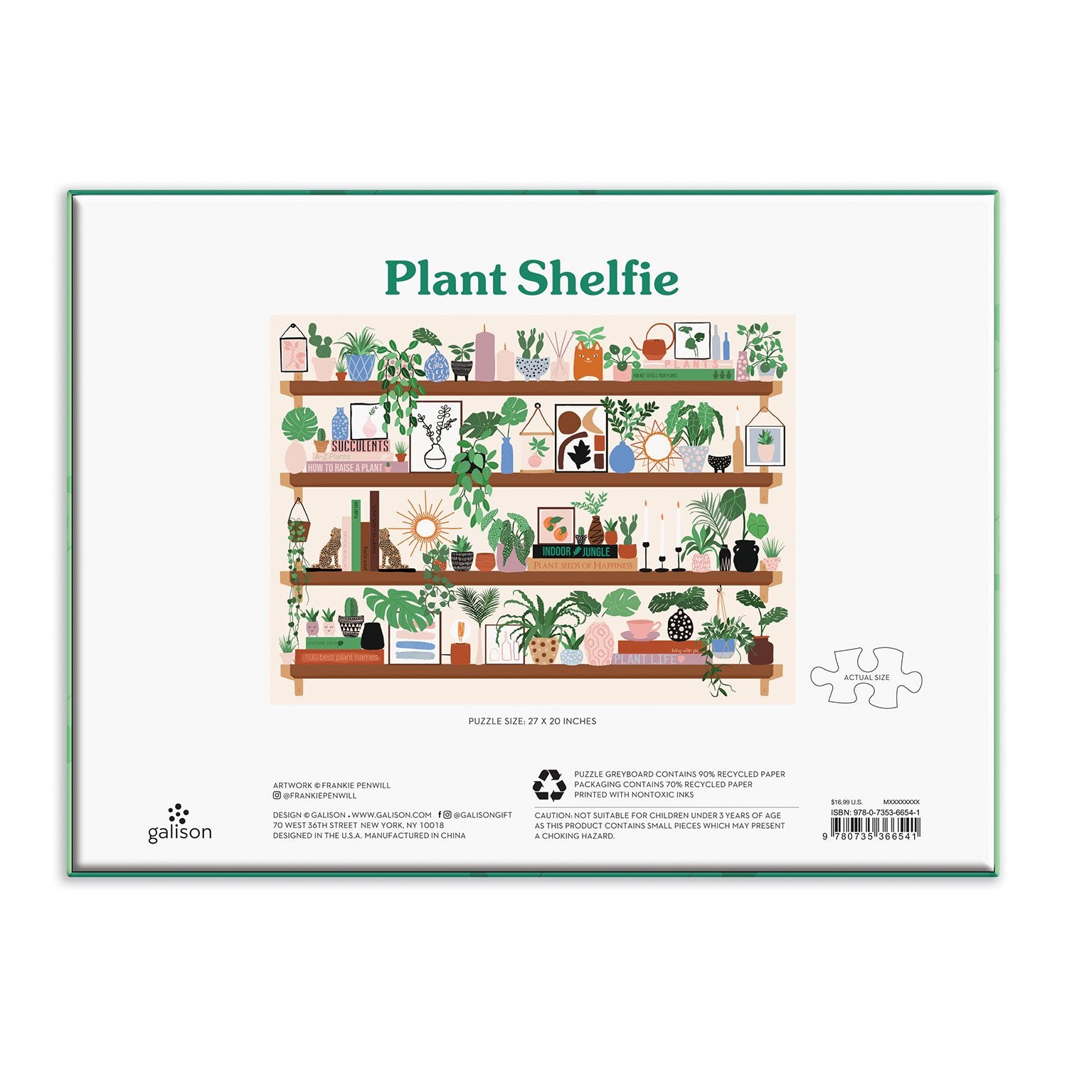 galison-plant-shelfie-puzzle-1000-teile-pflanzenregal image 5