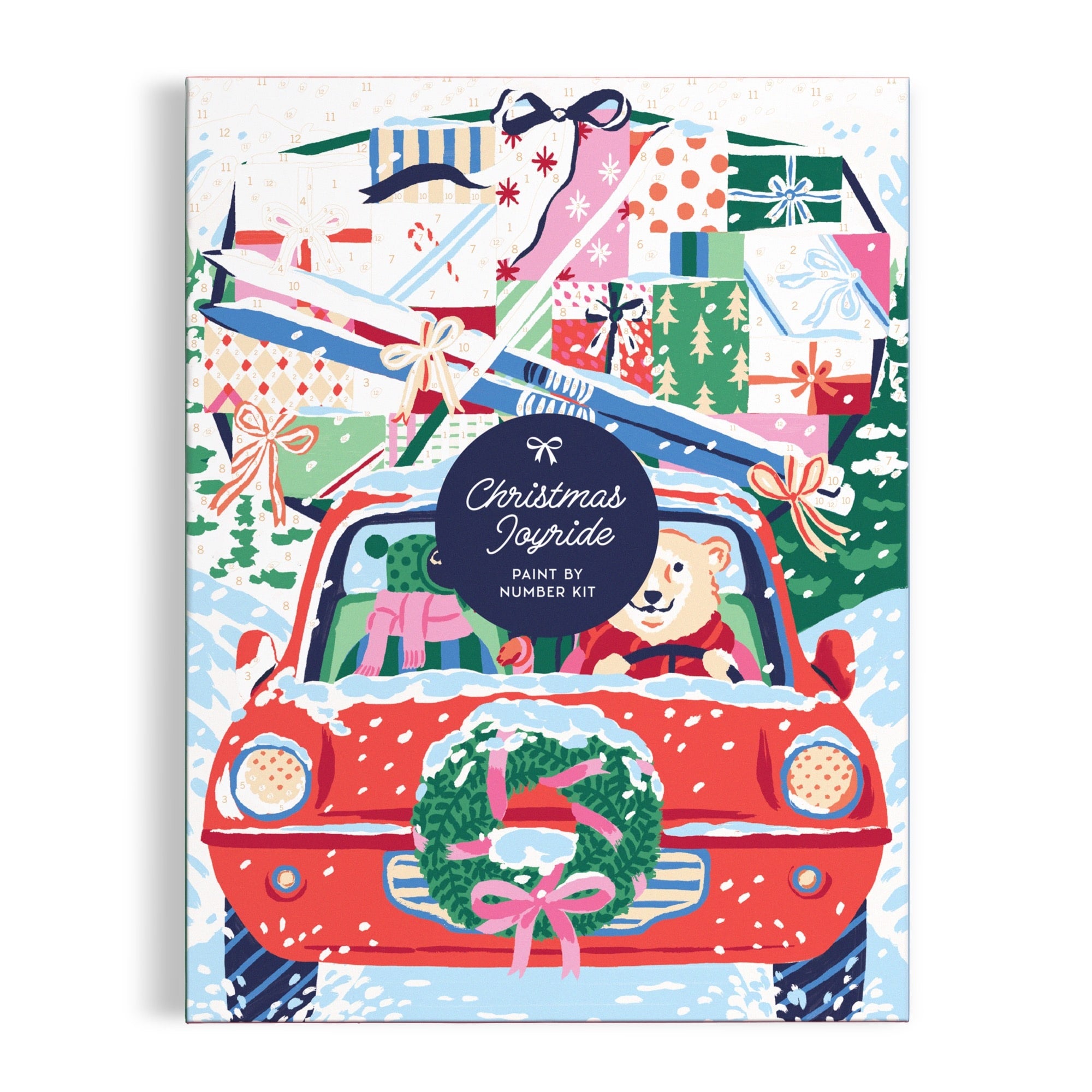 galison-christmas-joyride-malen-nach-zahlen-set-9x12-b-r-weihnachten image 2