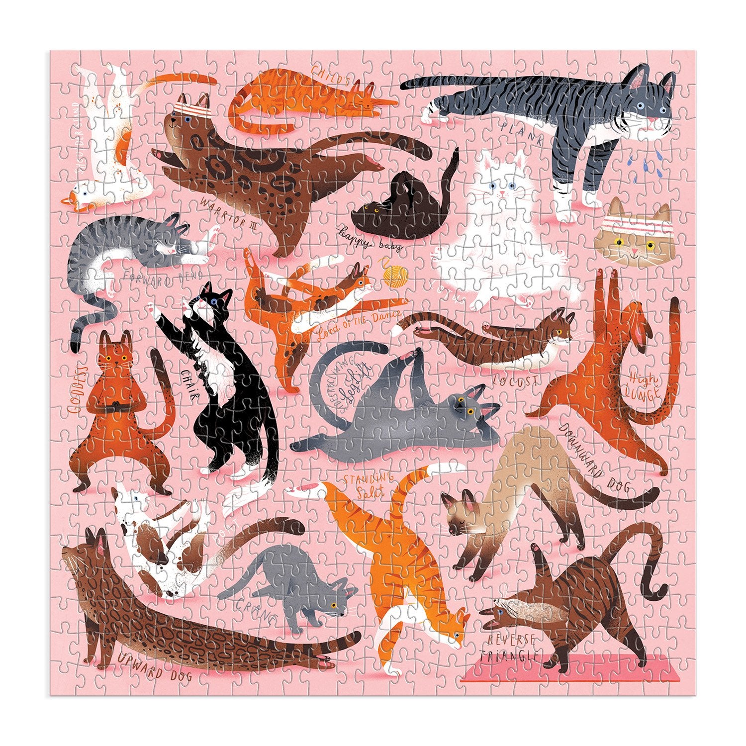 galison-yoga-for-cats-500-teile-puzzle-katzen image 3