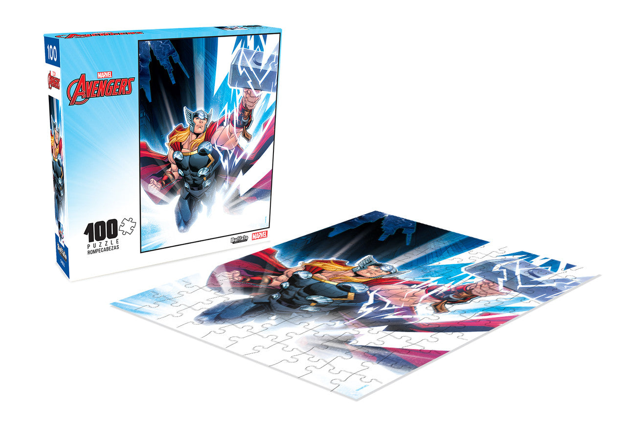 buffalo-games-marvel-thor-100-teile-puzzle-mighty-avenger image 4