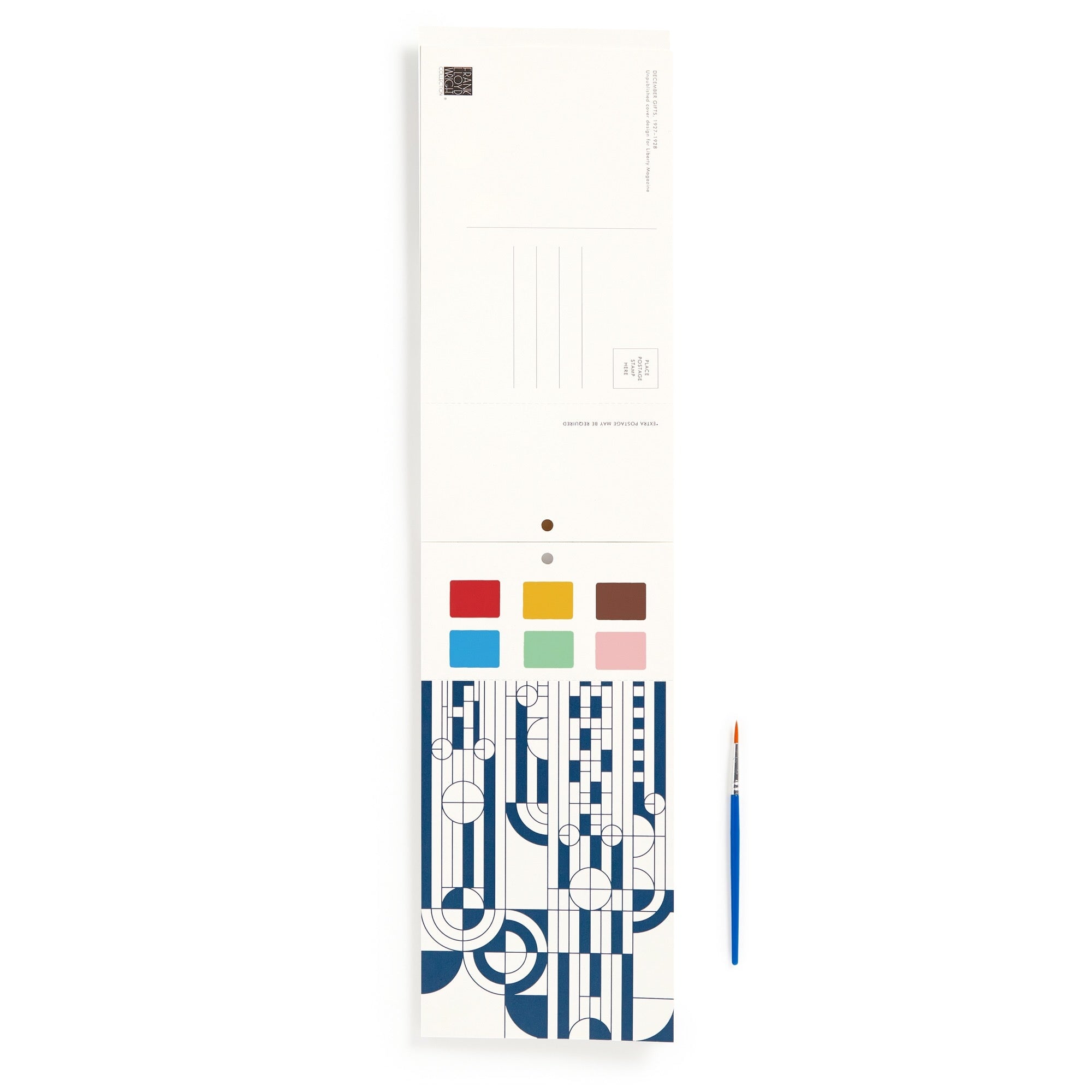 galison-frank-lloyd-wright-paint-in-print-set-6-karten-malset image 4