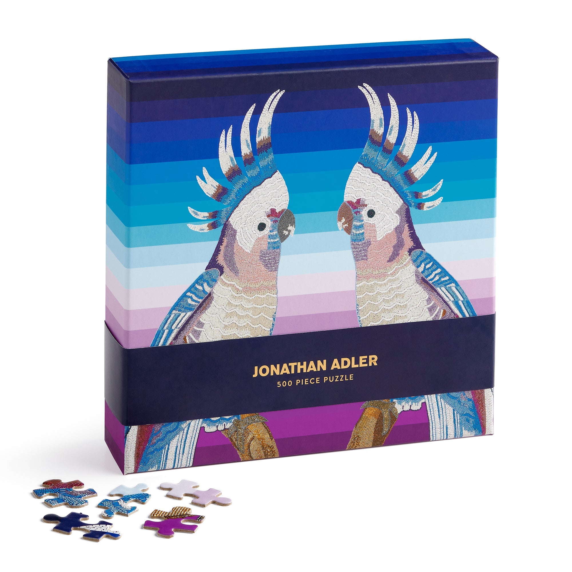 galison-jonathan-adler-parrots-puzzle-500-teile-papagei image 2