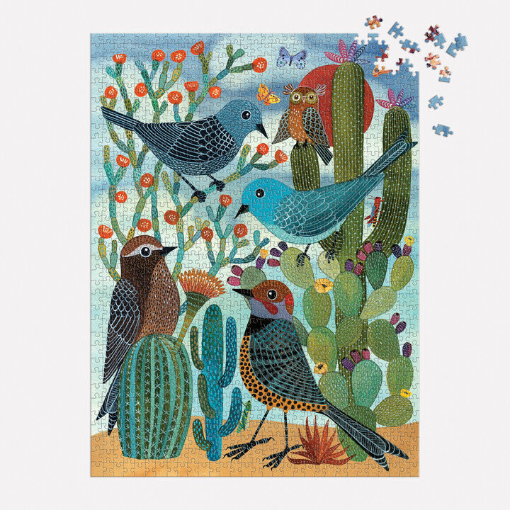 galison-desert-avian-friends-puzzle-1000-teile-v-gel image 4