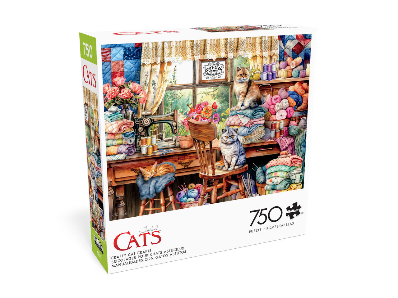 buffalo-games-cats-crafty-cat-crafts-puzzle-750-teile image 3