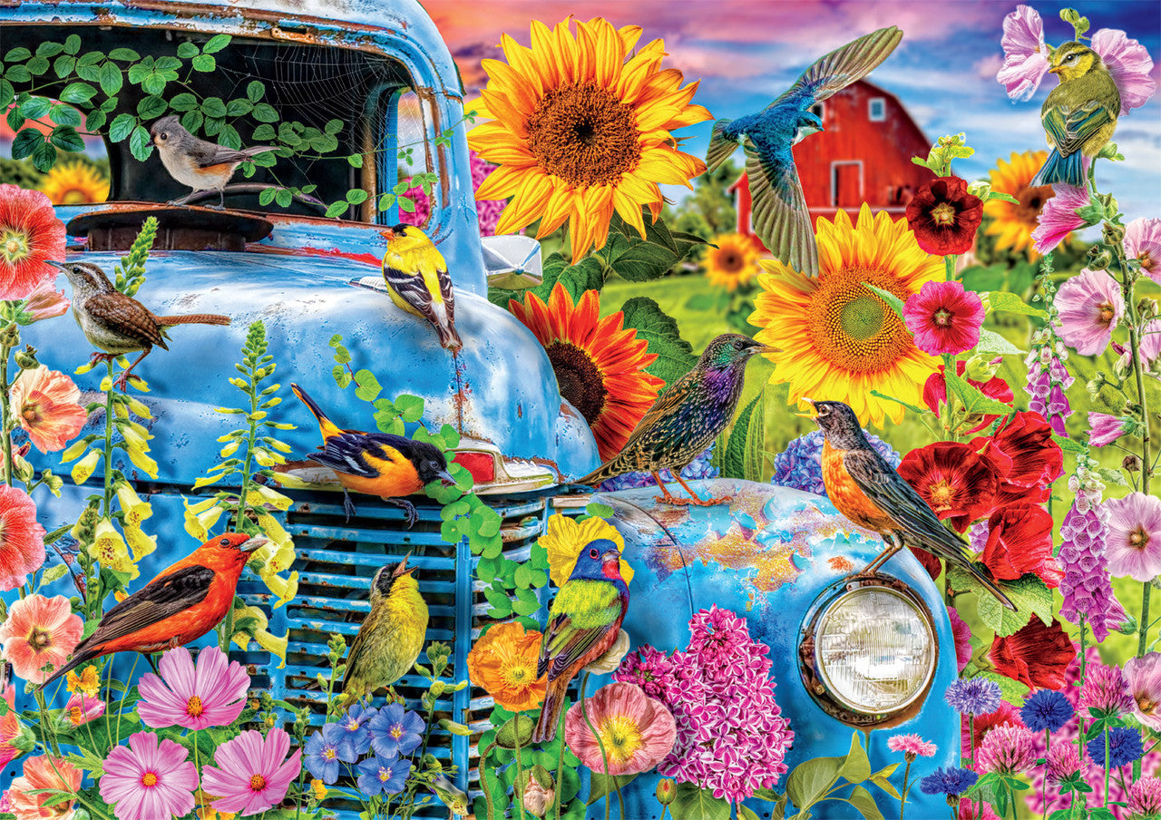 buffalo-games-songbirds-on-the-farm-puzzle-500-teile-auto image 1