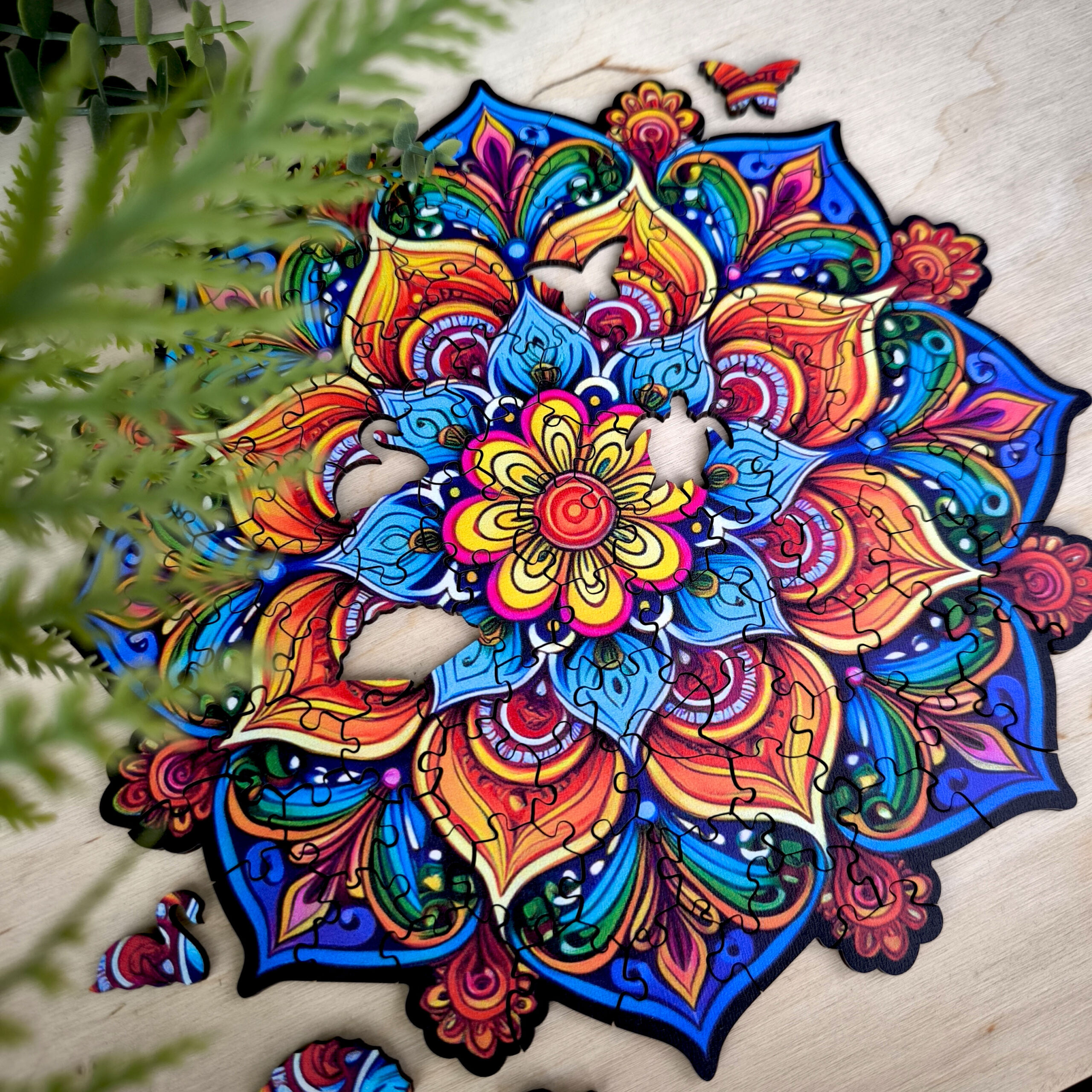 milliwood-peace-and-harmony-puzzle-100-teile-mandala-orange image 7