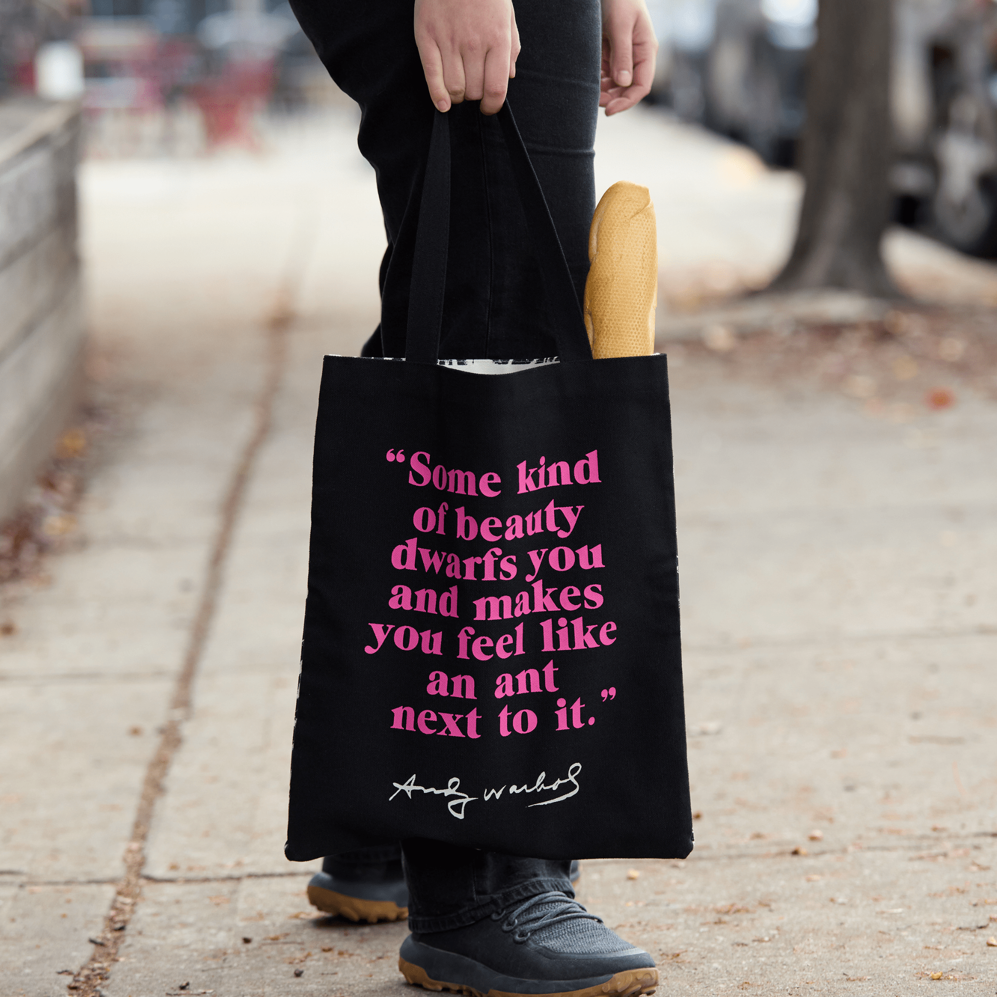 galison-warhol-flowers-canvas-tote-bag-stofftasche-blumen image 4