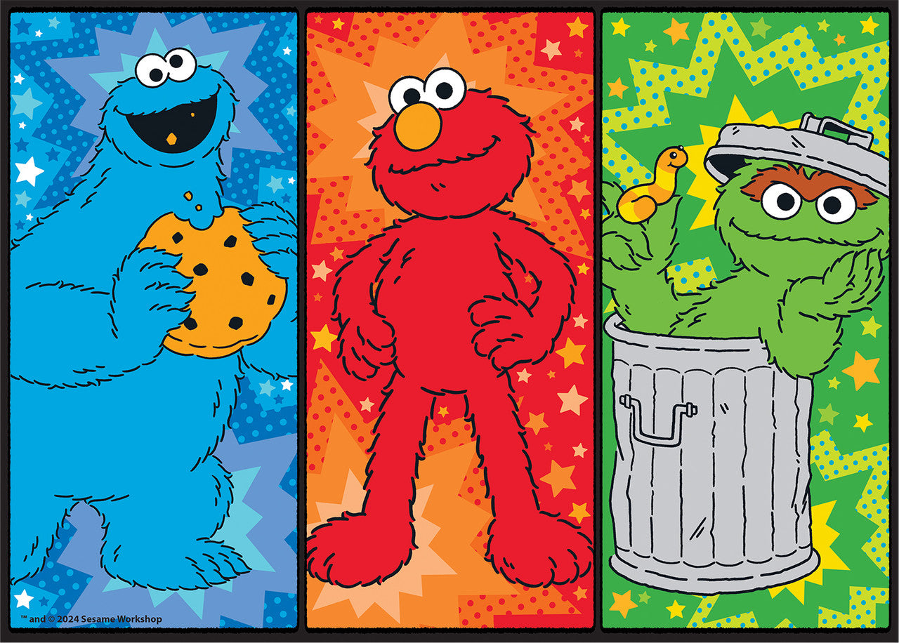 buffalo-games-sesamstra-e-kinderpuzzle-4-in-1-set-48-100-teile image 2