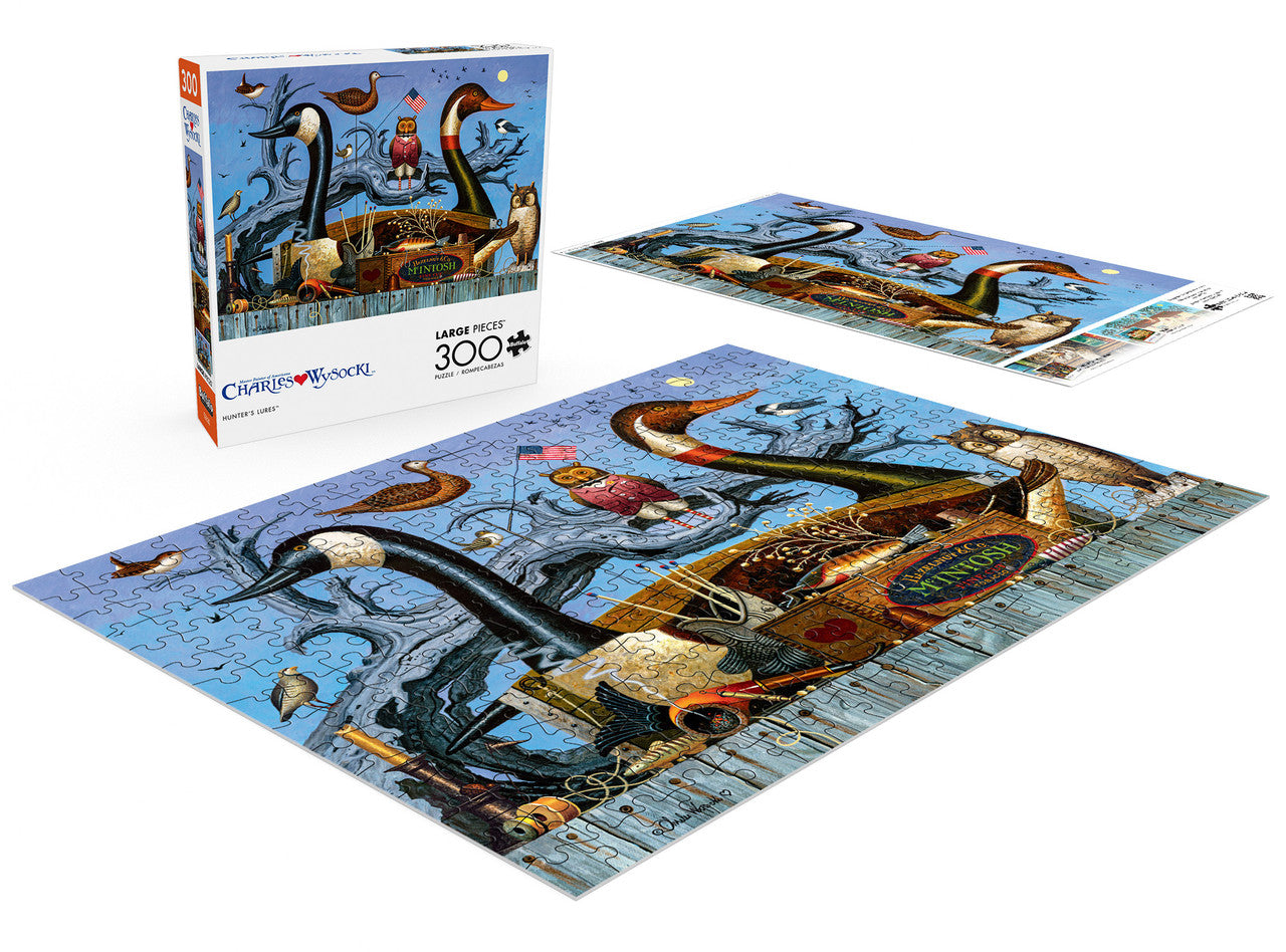 buffalo-games-hunter-s-lures-300-teile-puzzle-xl-angeln image 3