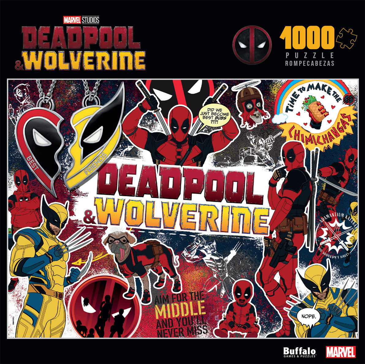 buffalo-games-collage-marvel-deadpool-wolverine-puzzle-1000-teile image 2
