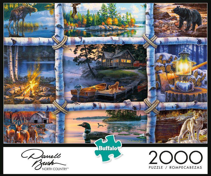 buffalo-games-bush-north-country-2000-teile-puzzle-wildtiere image 1