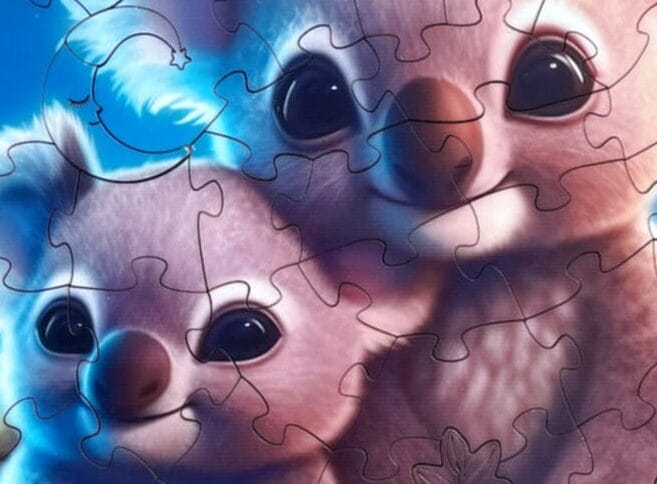 milliwood-hi-i-m-little-holzpuzzle-kylo-koala-mit-mama-kinder image 3